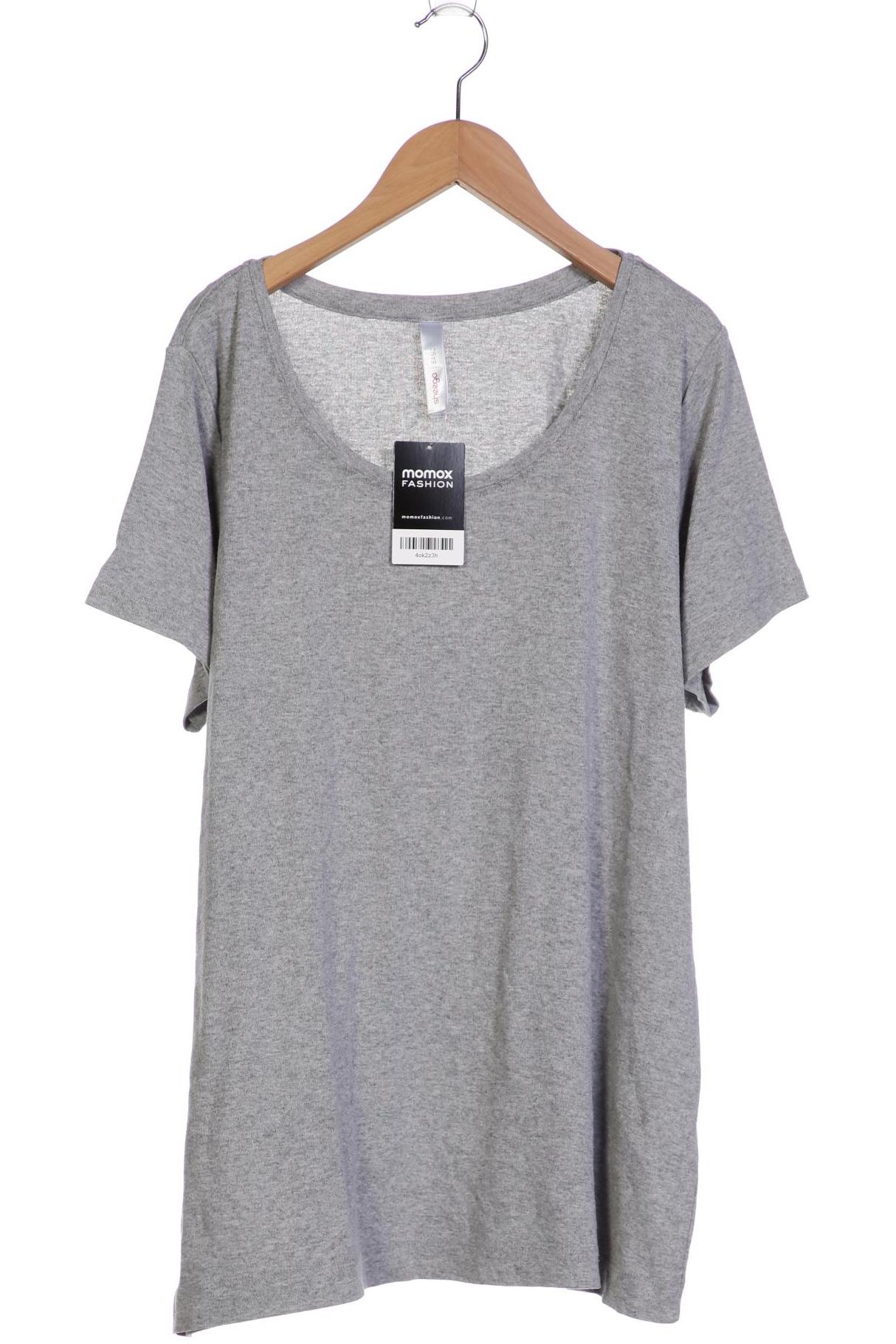 

sheego Damen T-Shirt, grau, Gr. 44