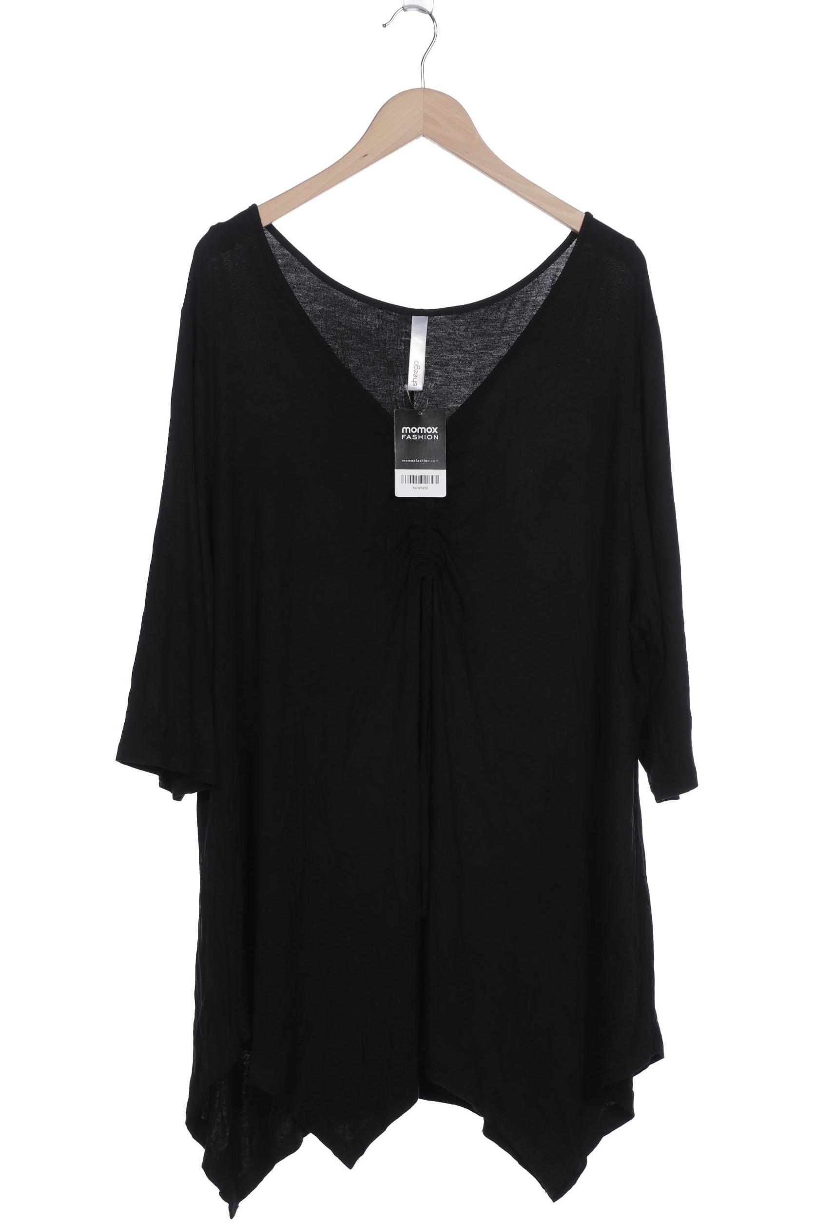 

sheego Damen T-Shirt, schwarz
