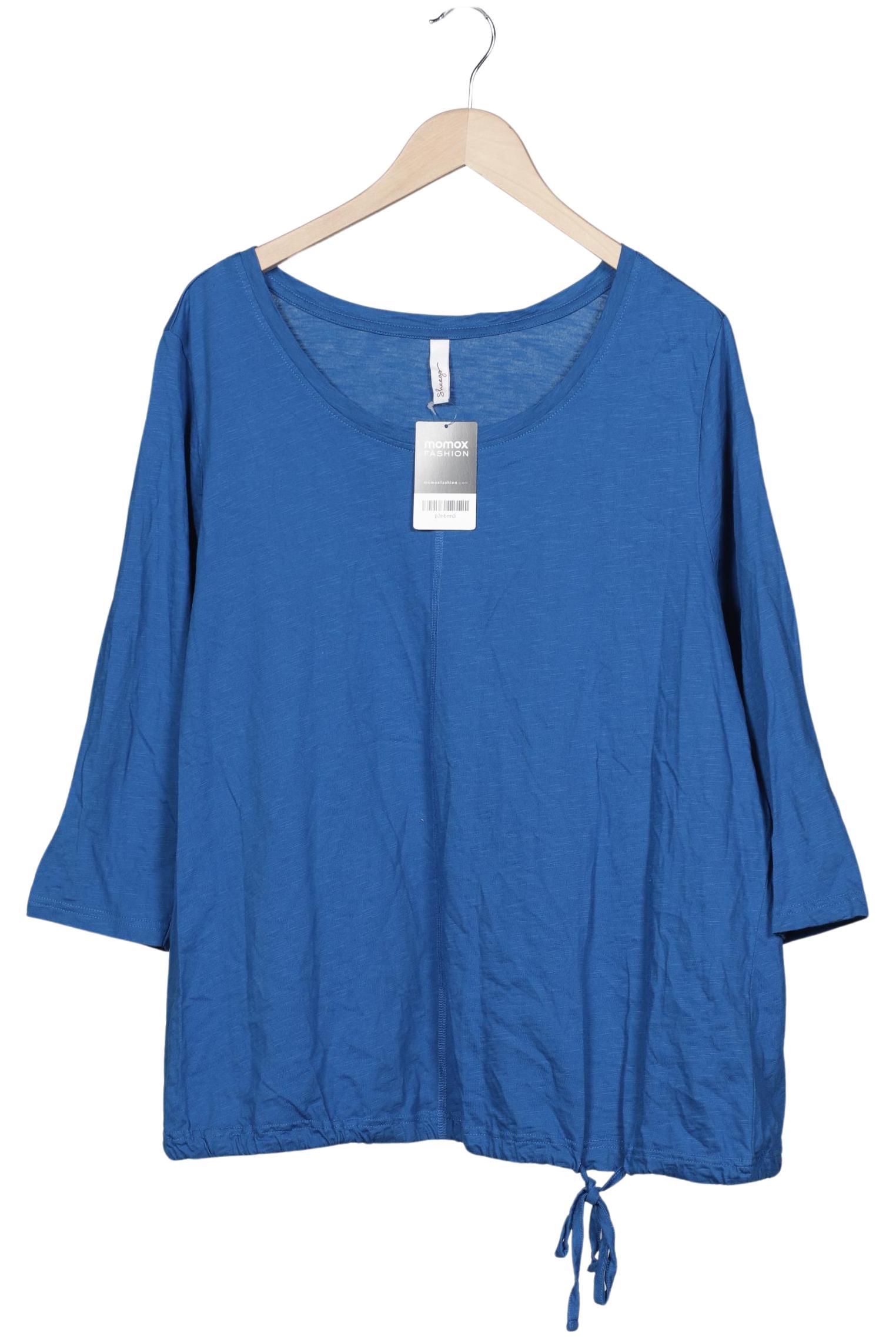 

sheego Damen T-Shirt, blau, Gr. 48