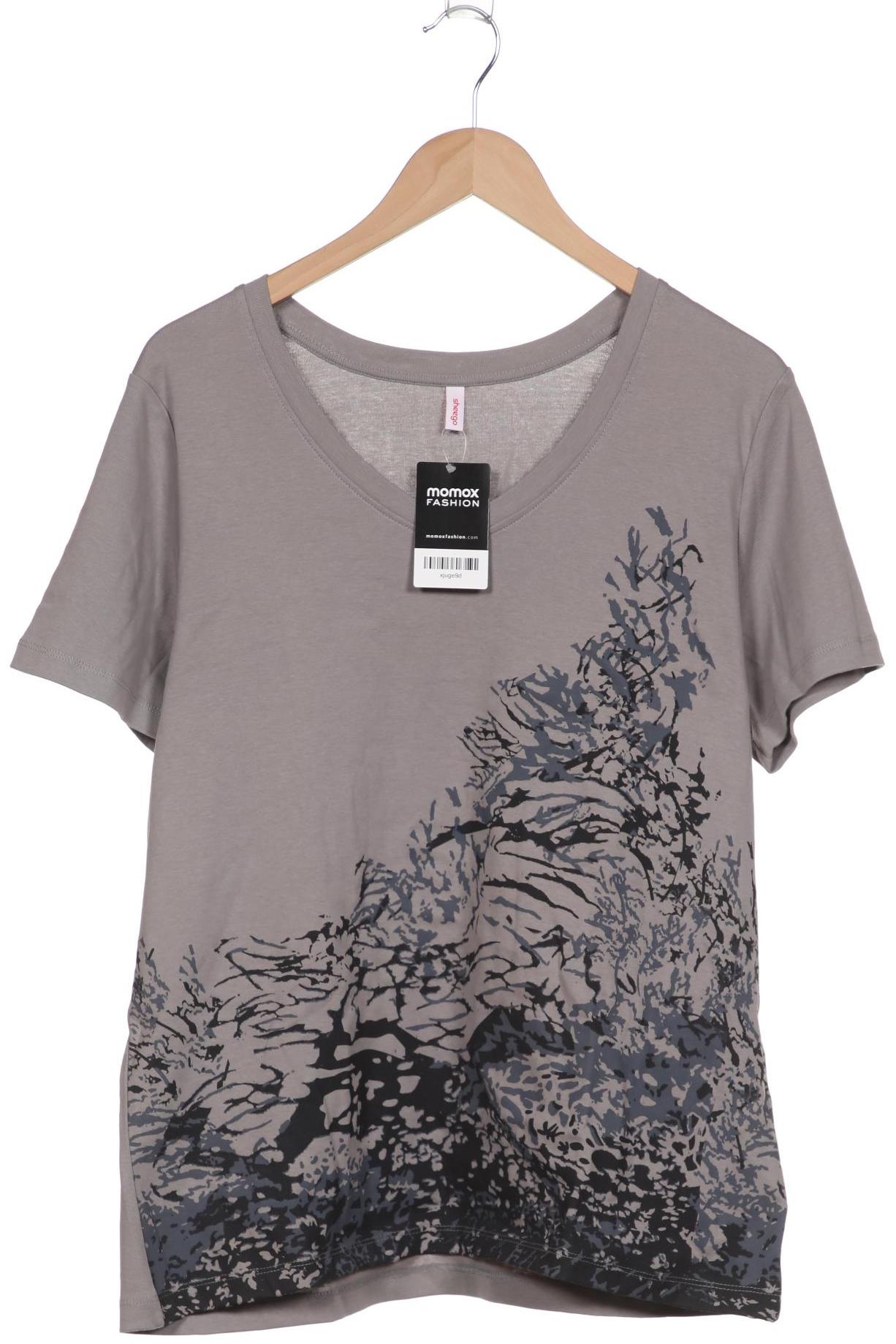 

sheego Damen T-Shirt, grau