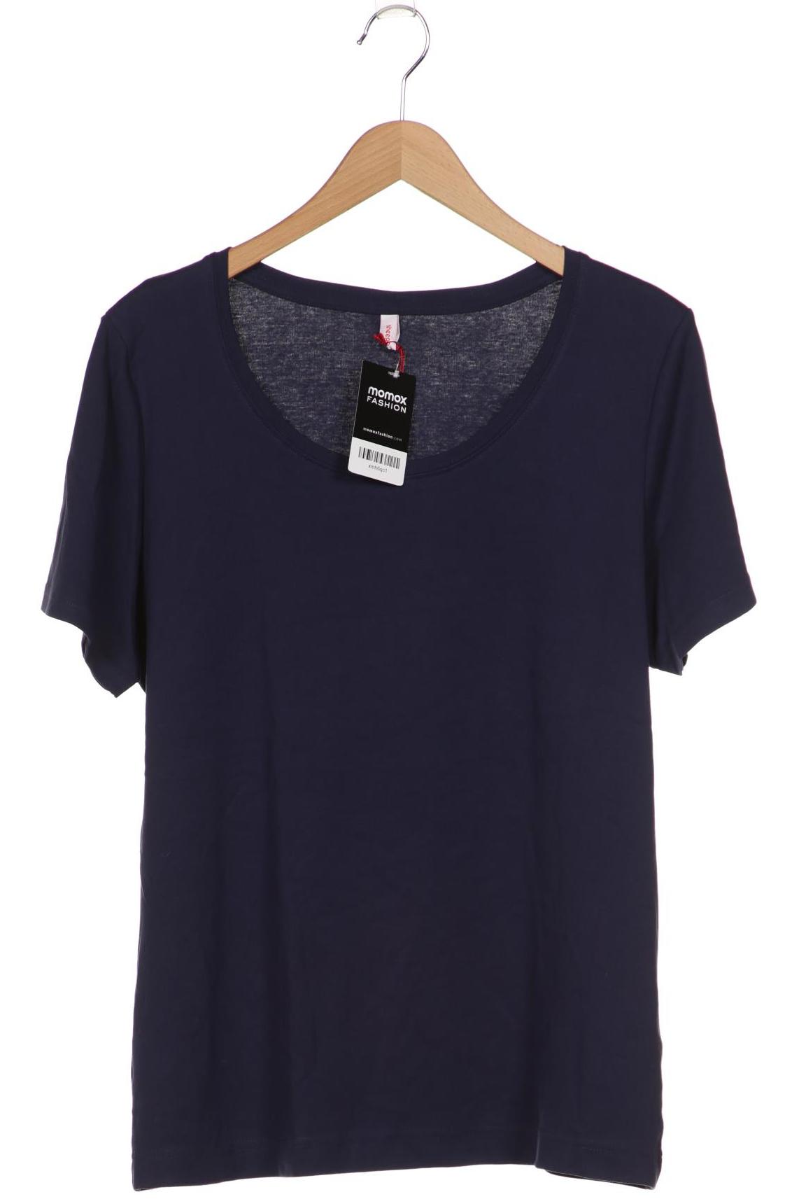 

sheego Damen T-Shirt, marineblau