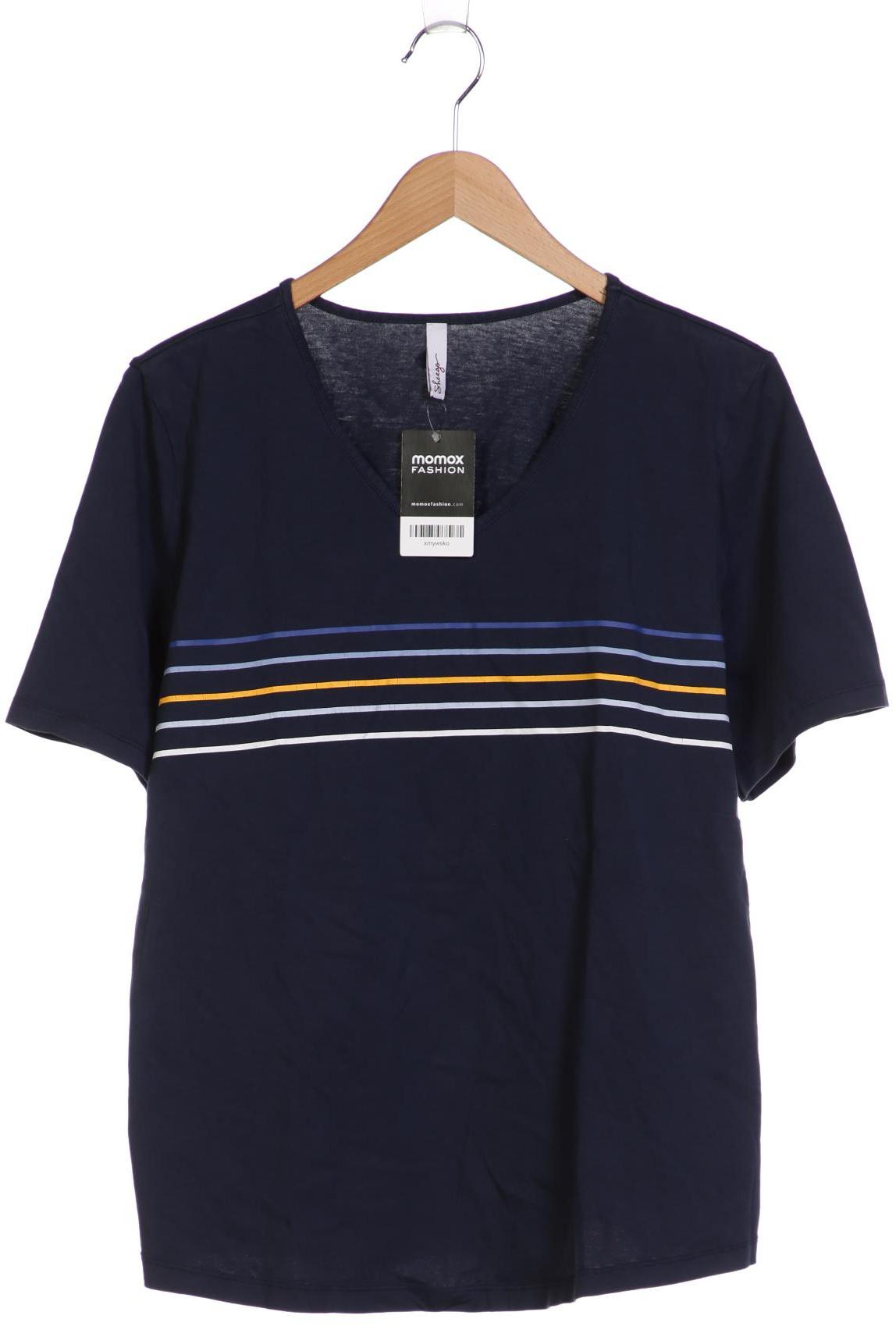 

sheego Damen T-Shirt, marineblau, Gr. 44