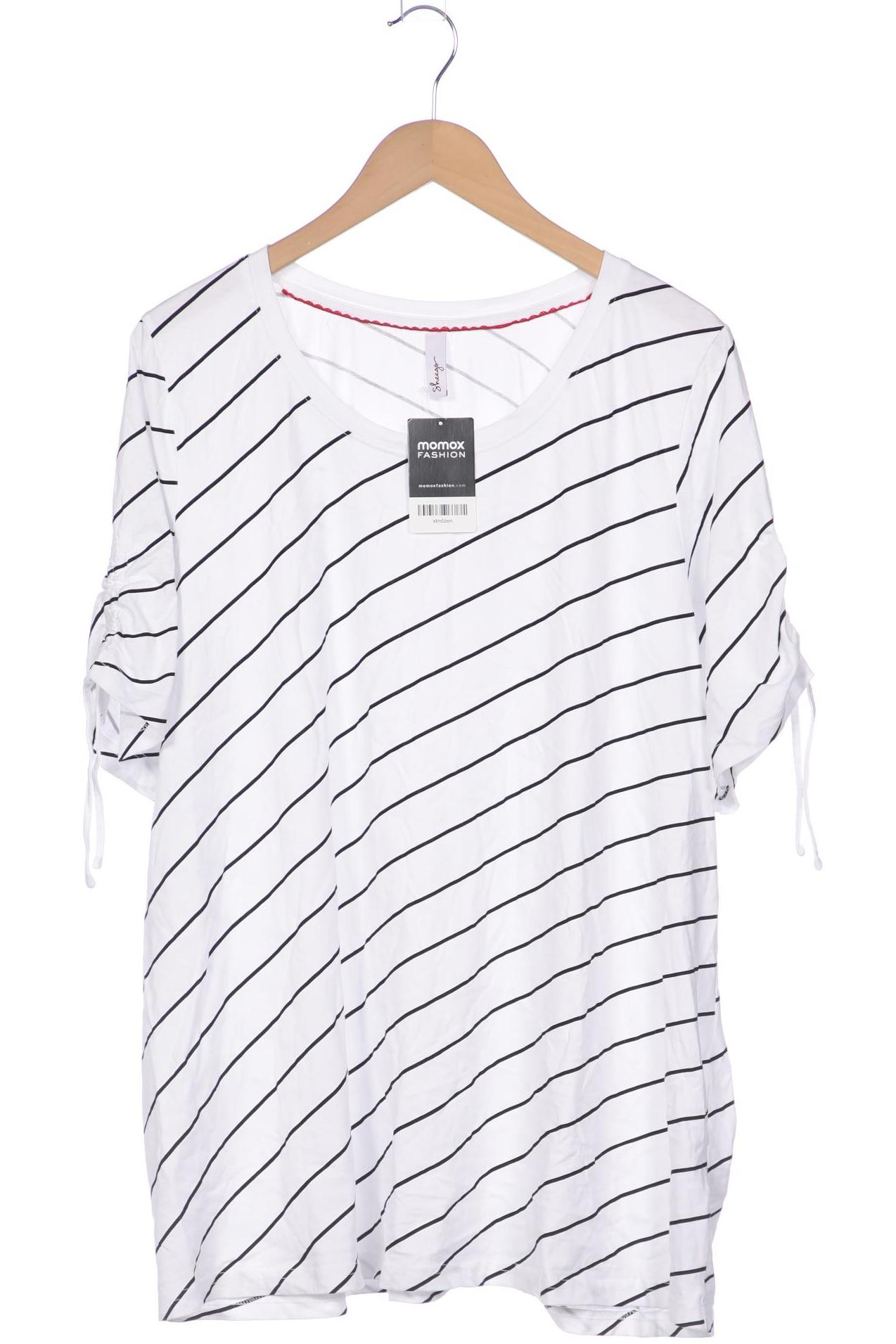 

sheego Damen T-Shirt, weiß