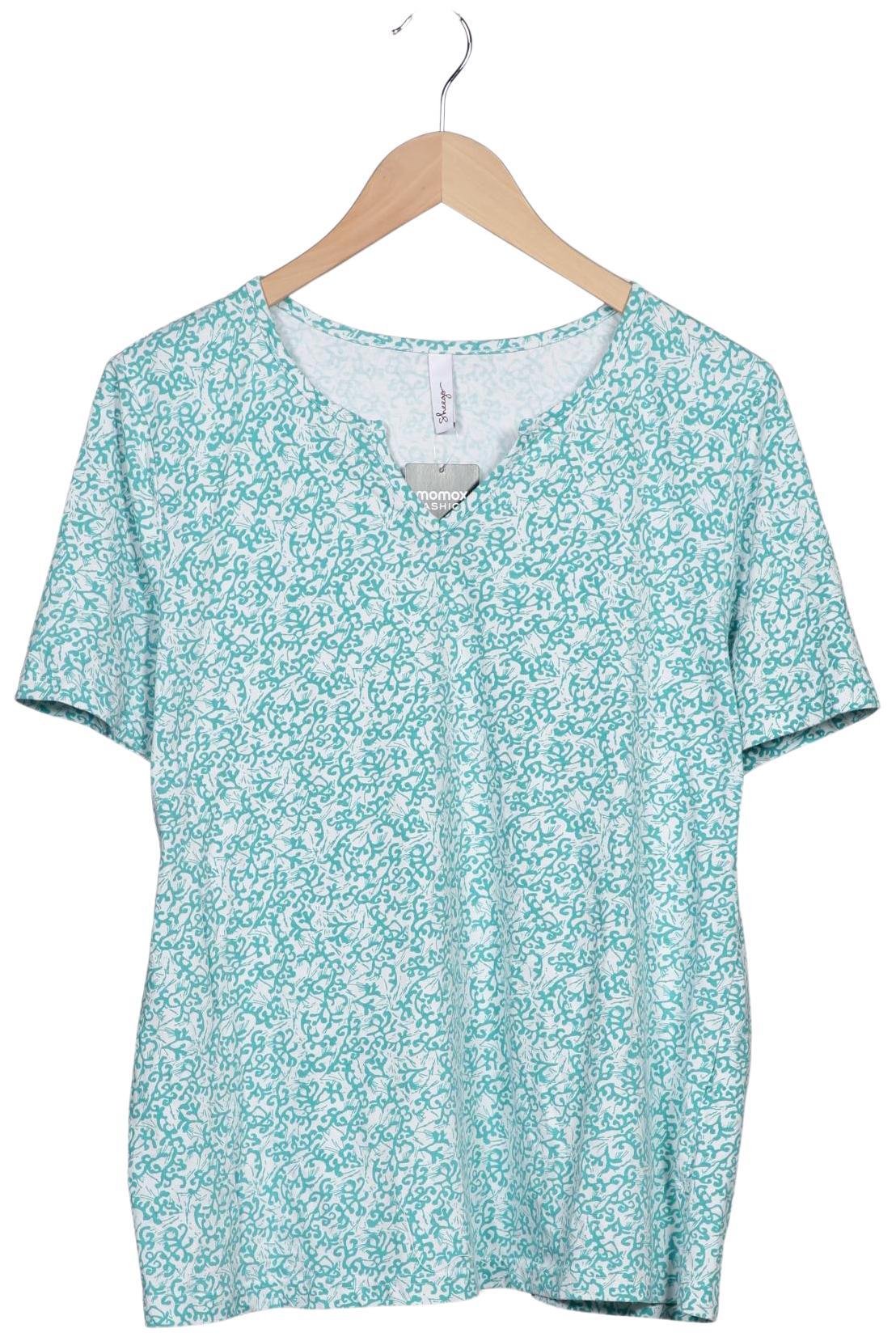 

sheego Damen T-Shirt, mehrfarbig, Gr. 44