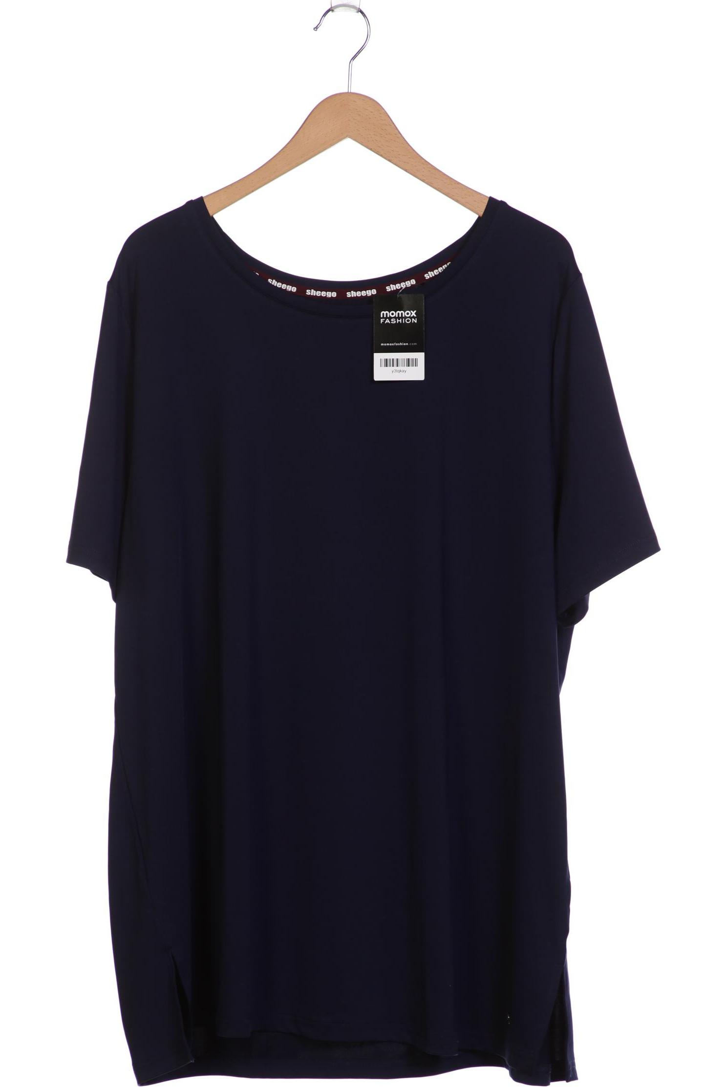 

sheego Damen T-Shirt, marineblau, Gr. 52