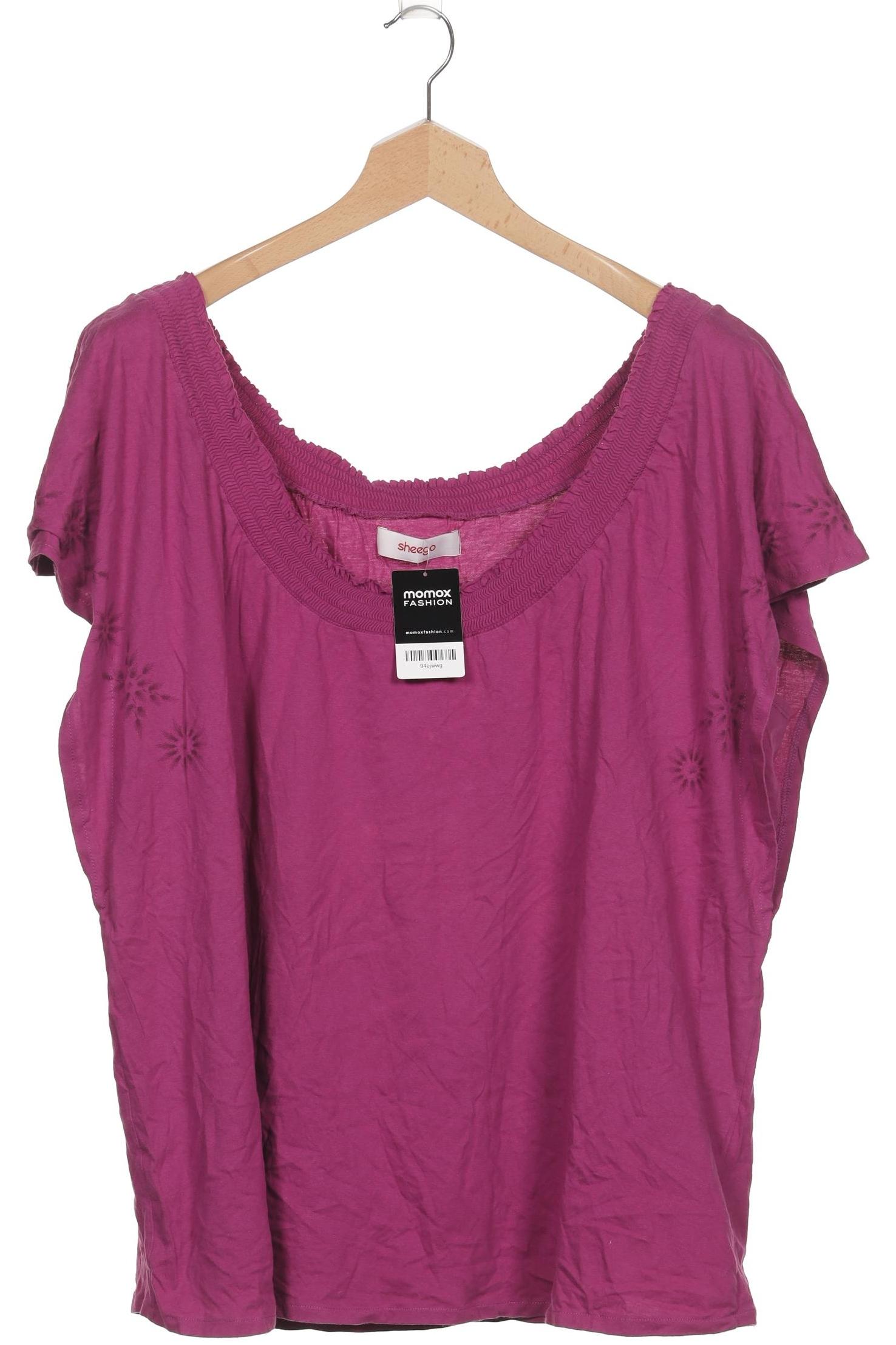 

sheego Damen T-Shirt, flieder, Gr. 52
