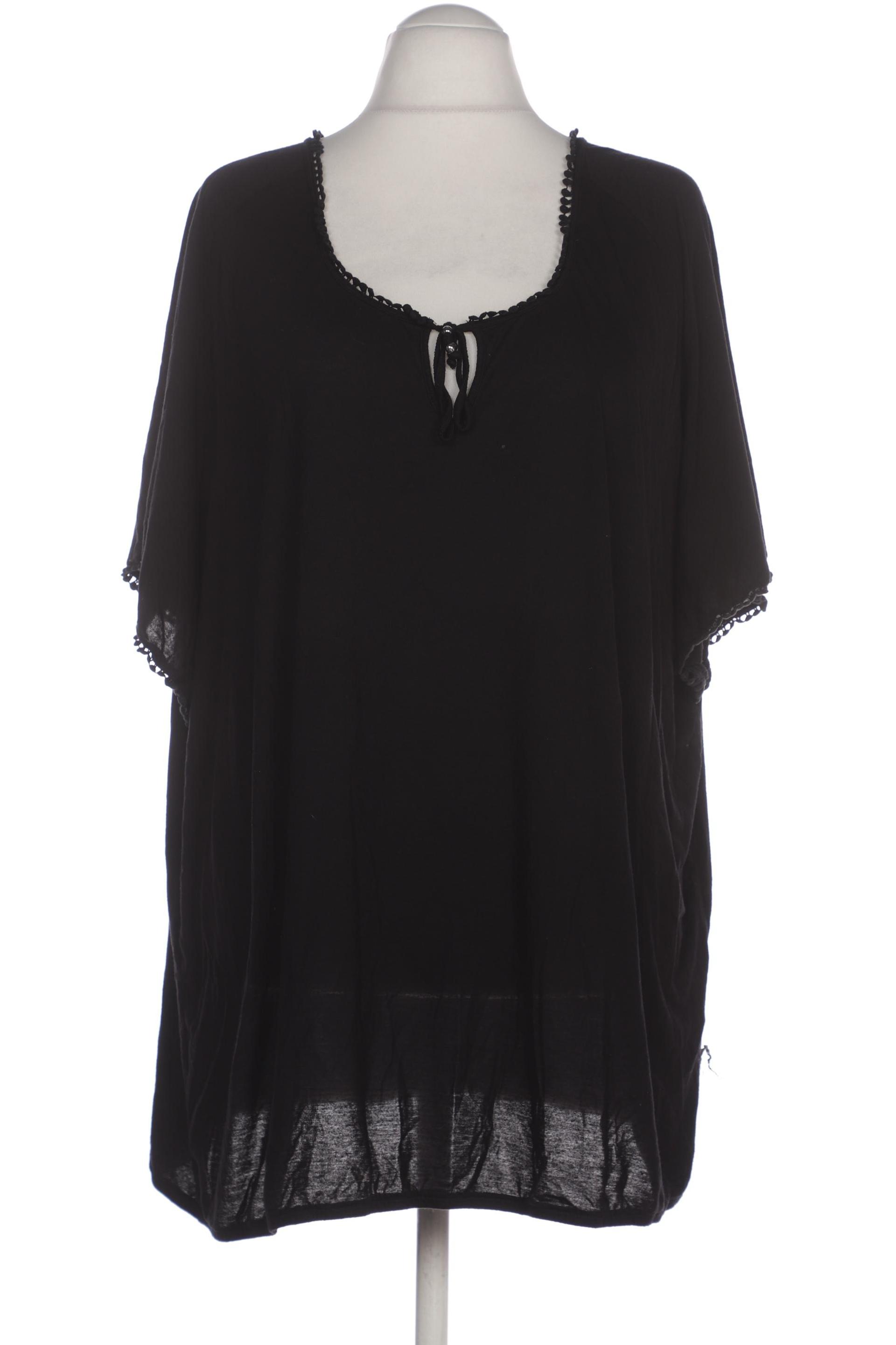 

sheego Damen T-Shirt, schwarz, Gr. 56