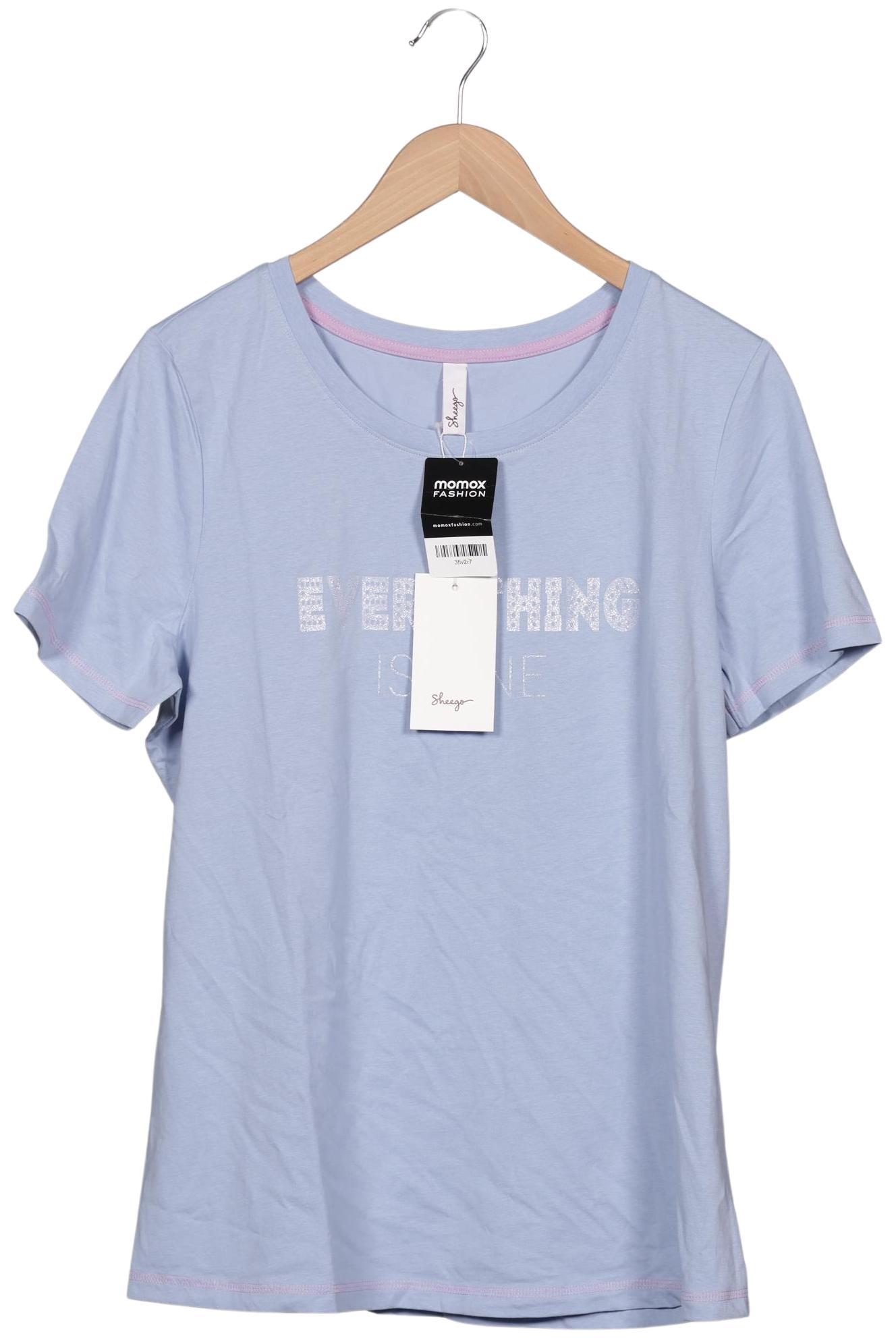 

sheego Damen T-Shirt, blau, Gr. 40
