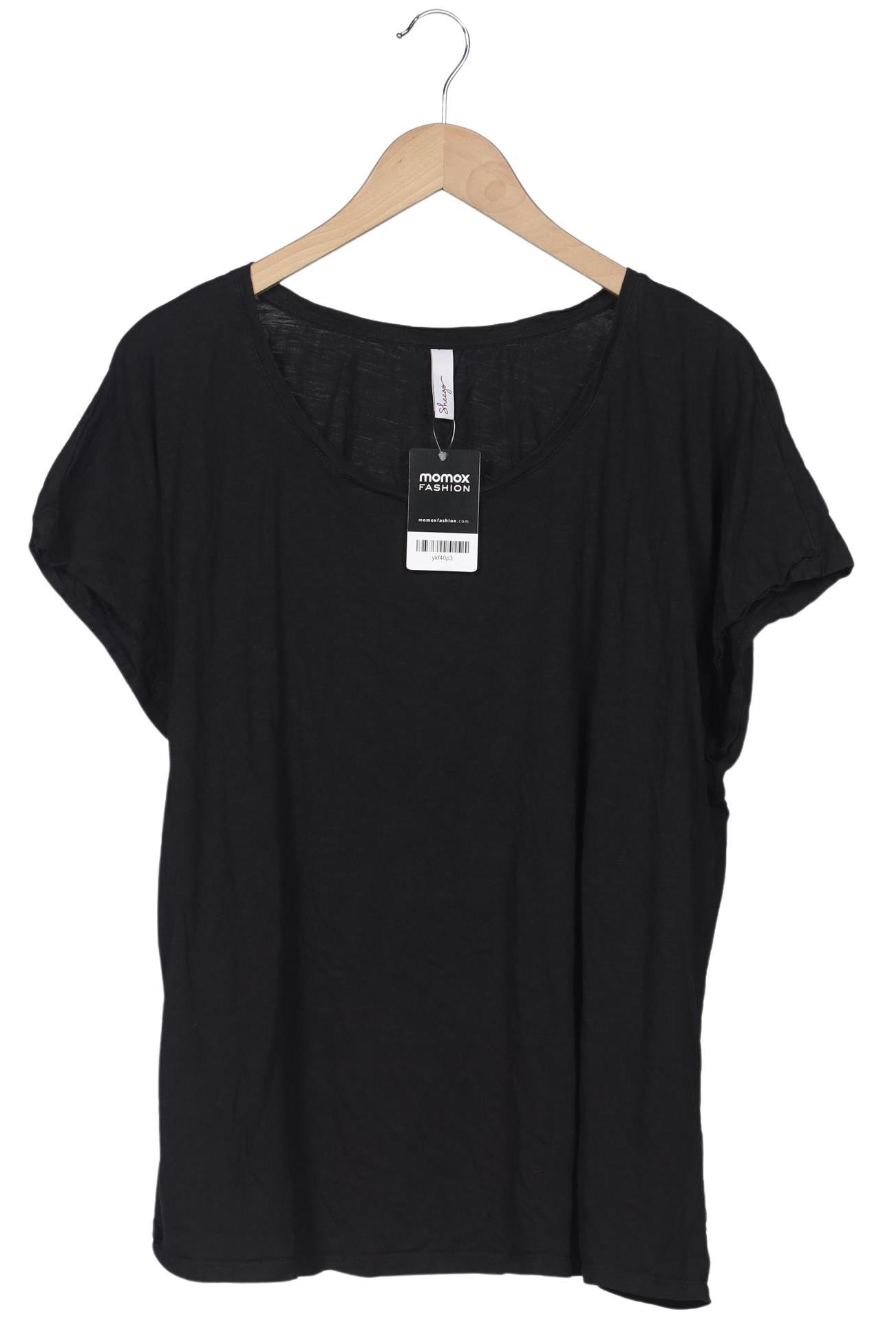 

sheego Damen T-Shirt, schwarz, Gr. 52