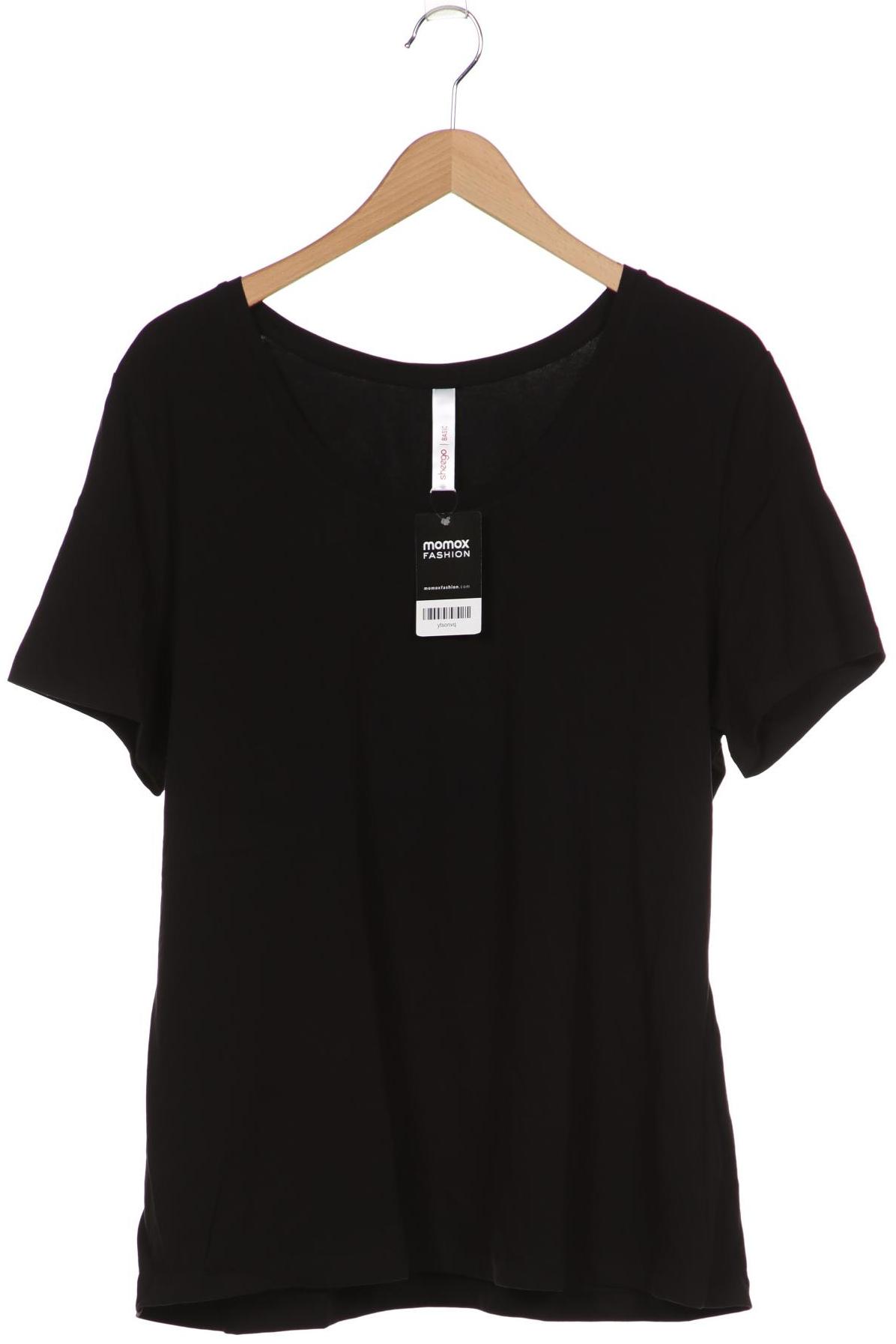 

sheego Damen T-Shirt, schwarz