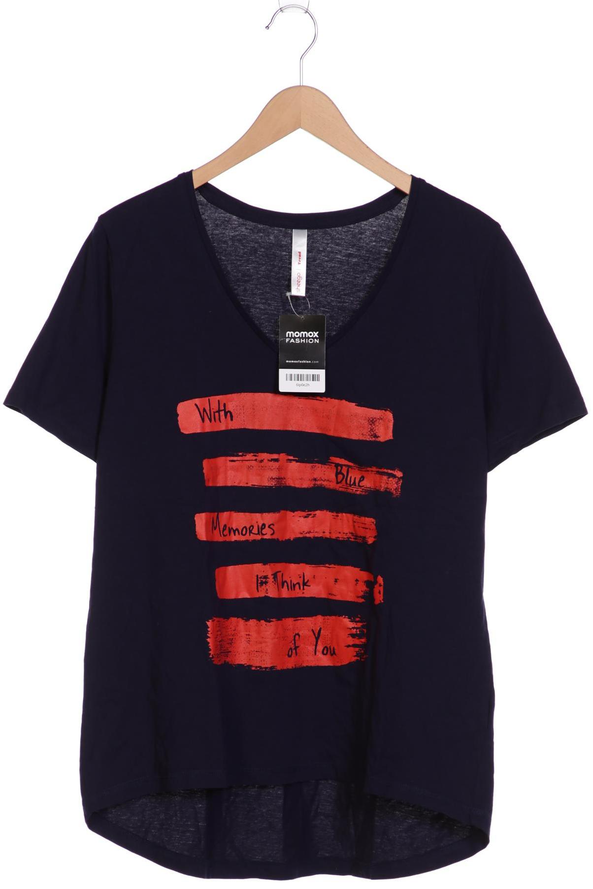 

sheego Damen T-Shirt, marineblau