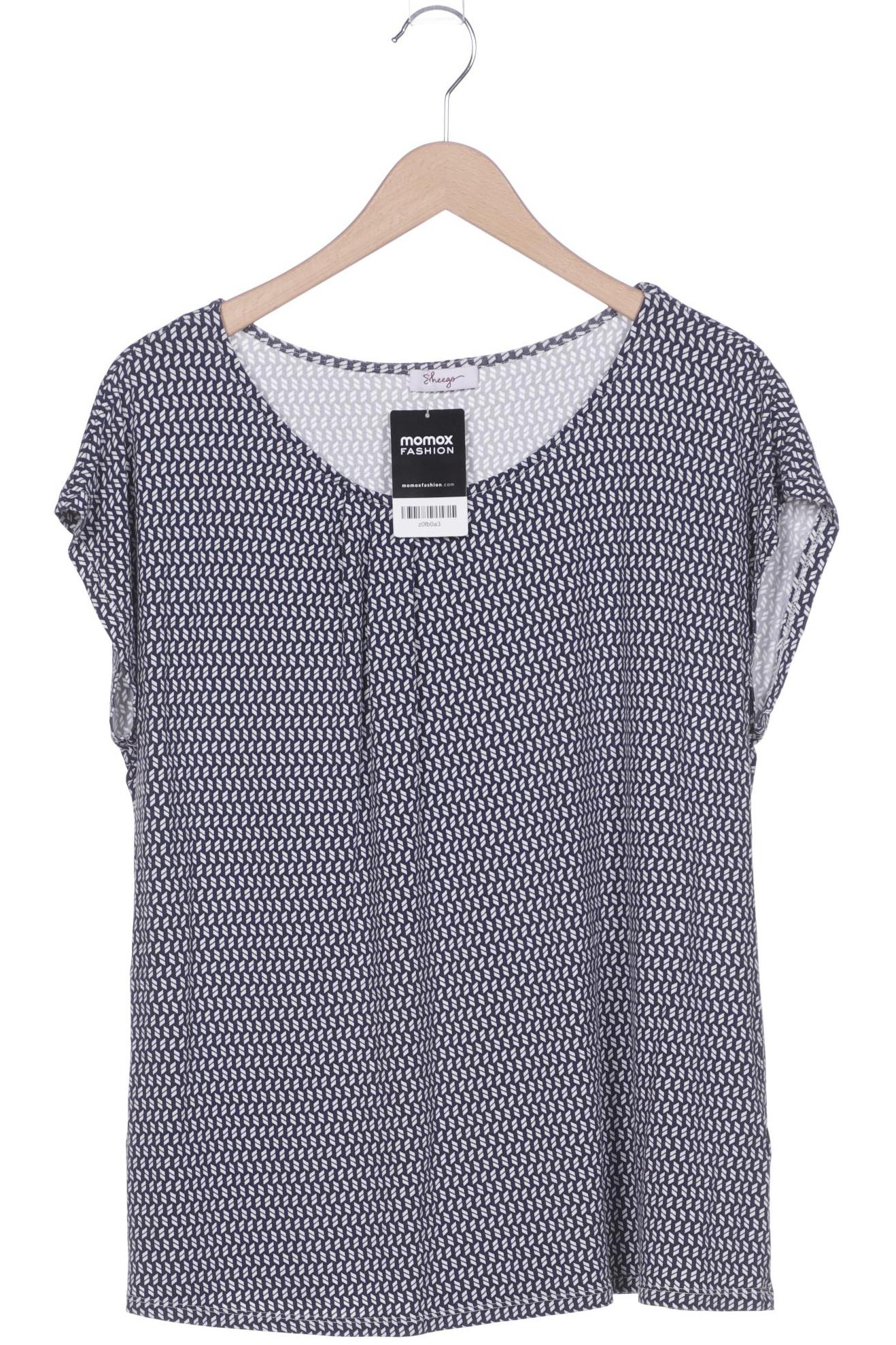 

sheego Damen T-Shirt, marineblau, Gr. 44
