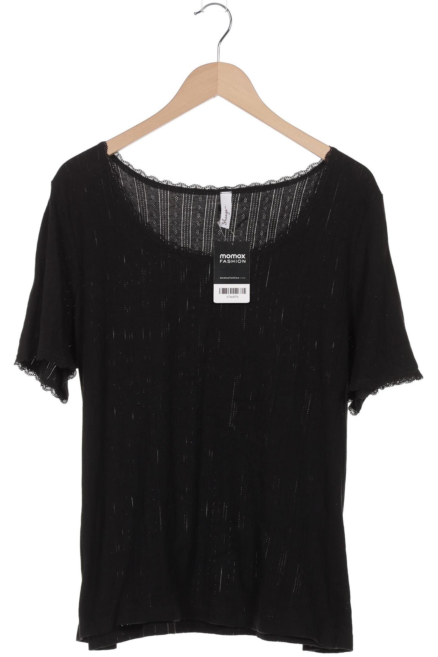 

sheego Damen T-Shirt, schwarz, Gr. 44