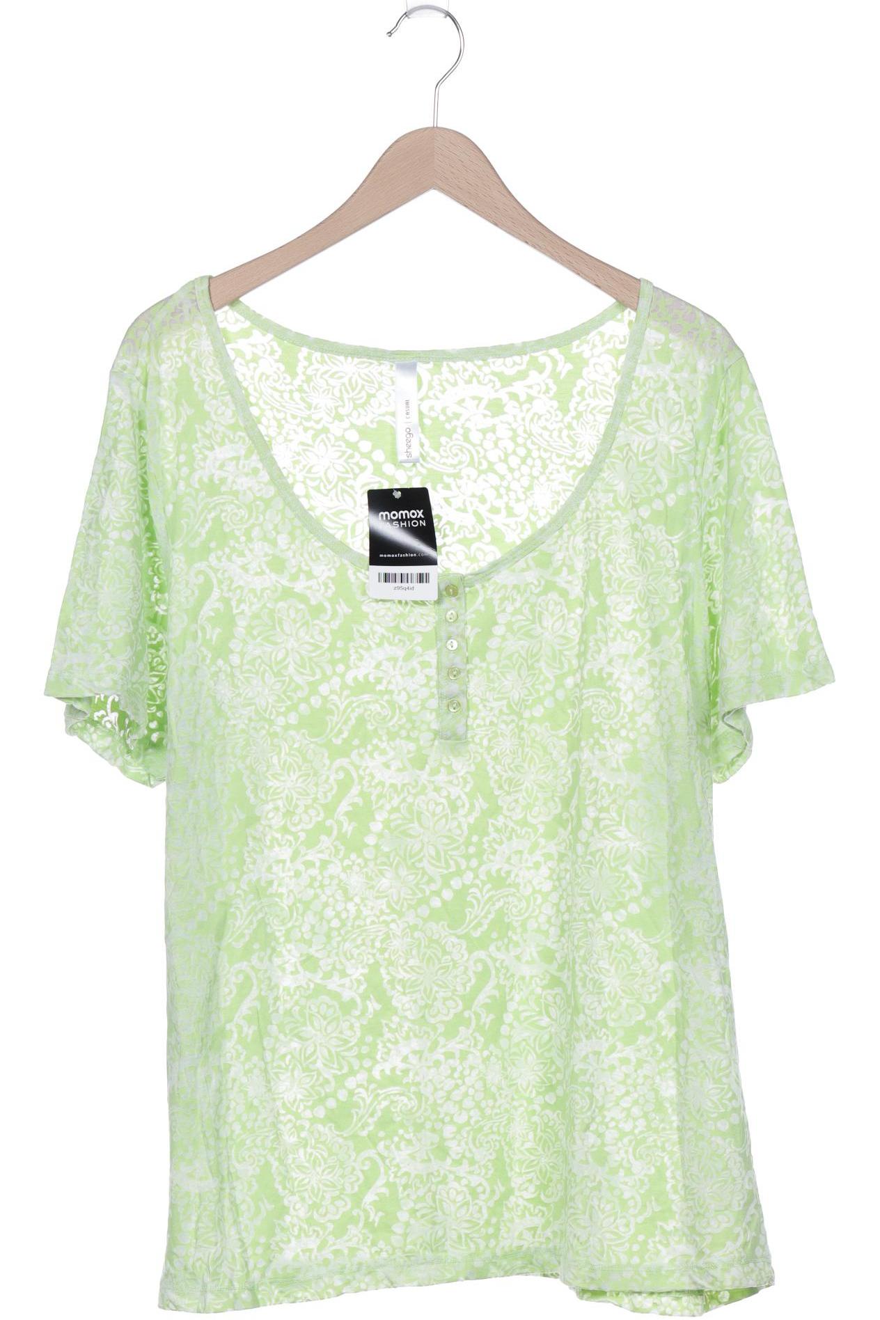 

sheego Damen T-Shirt, hellgrün, Gr. 48