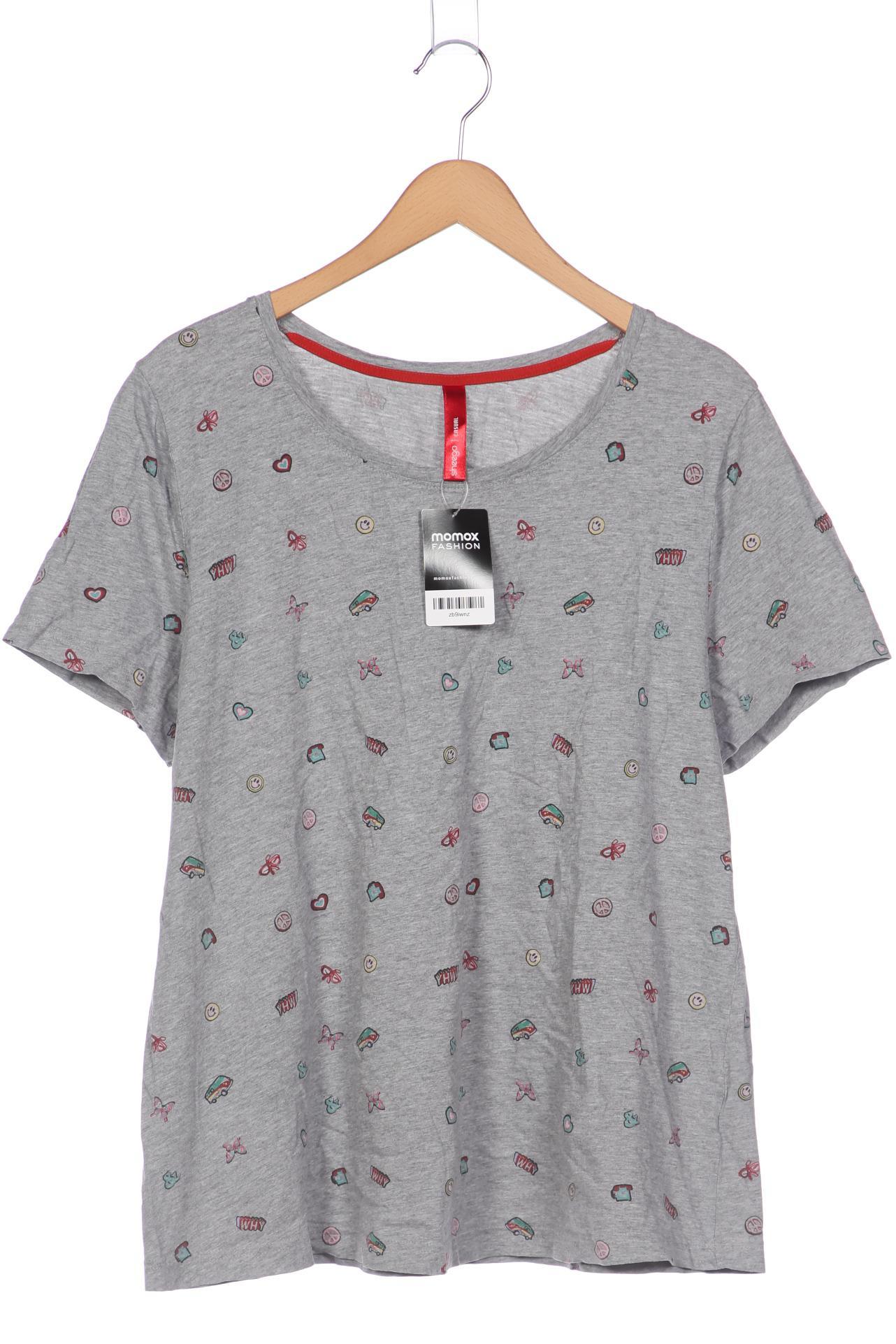 

sheego Damen T-Shirt, grau, Gr. 48