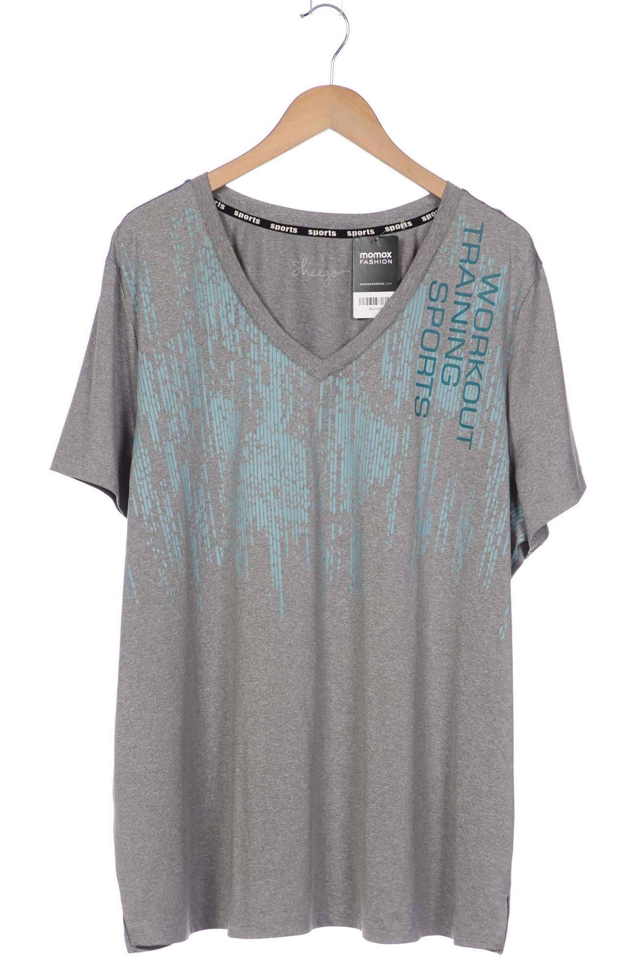 

sheego Damen T-Shirt, grau