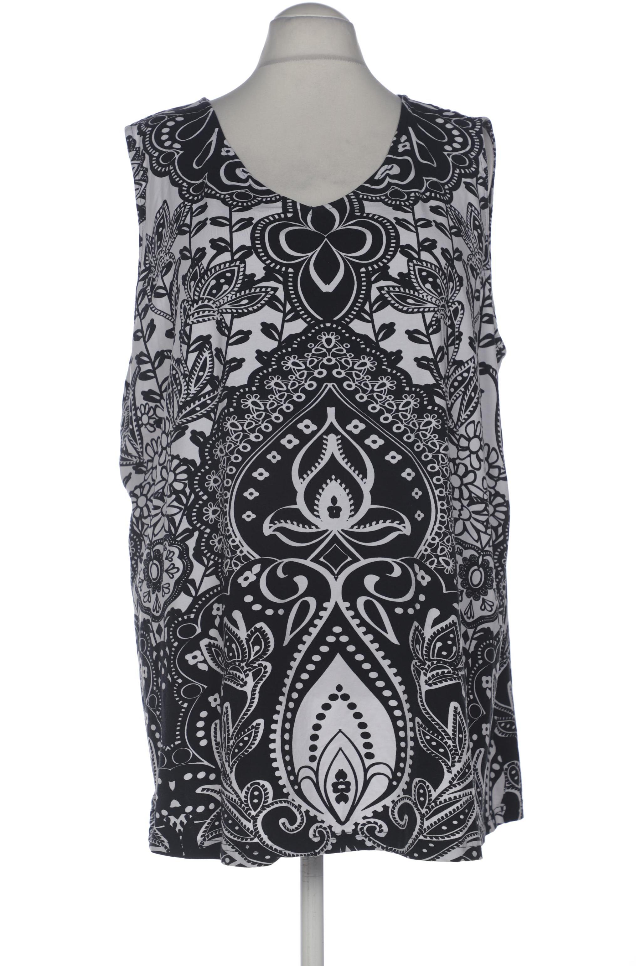 

sheego Damen Top, schwarz, Gr. 52