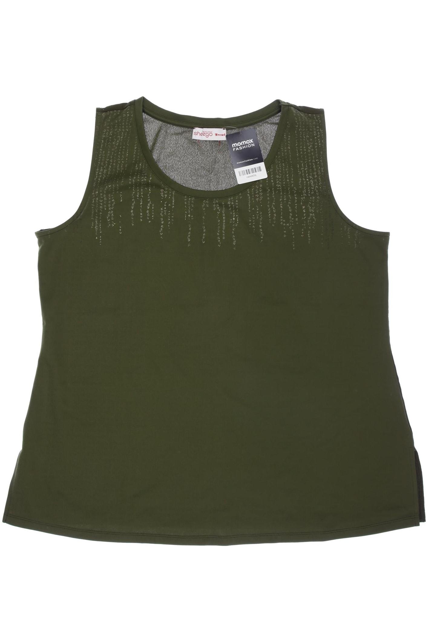 

sheego Damen Top, grün, Gr. 46