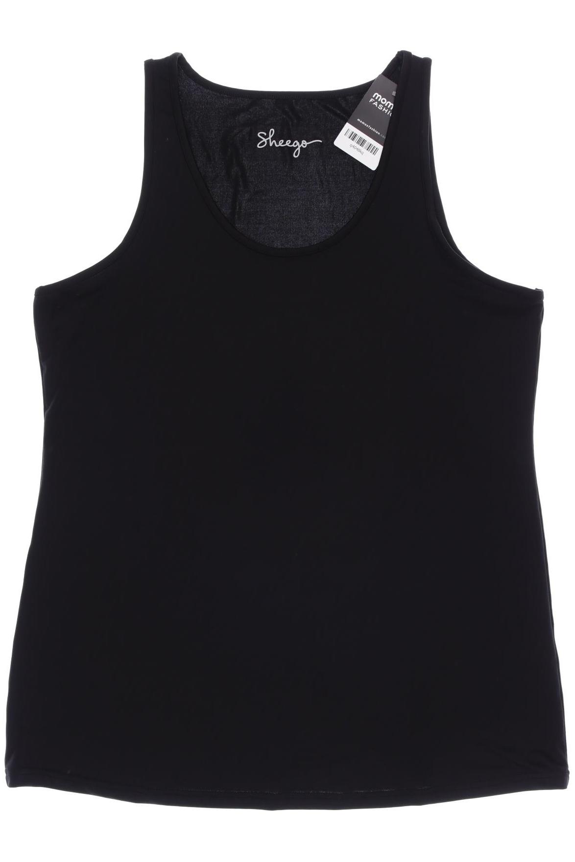

sheego Damen Top, schwarz, Gr. 44