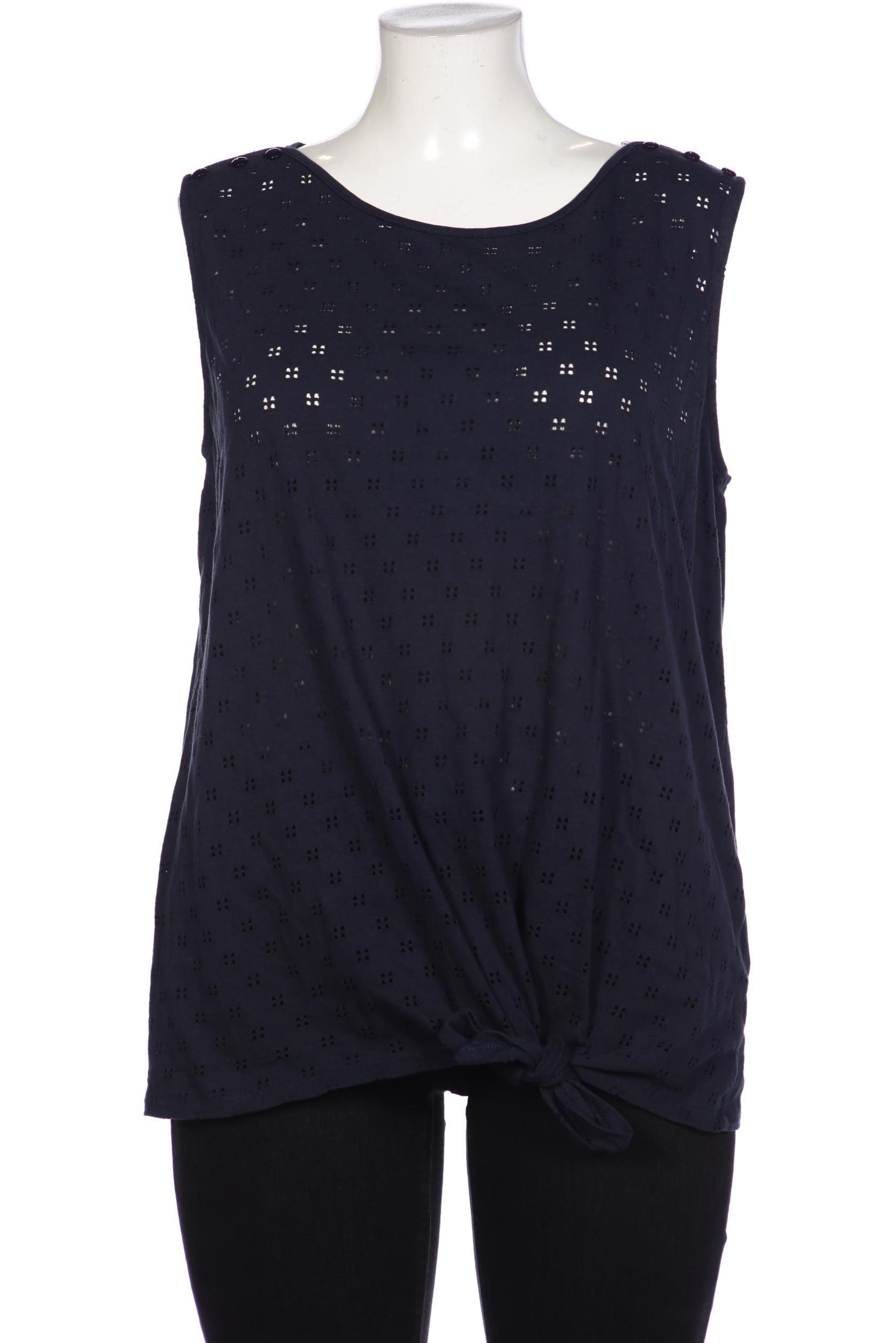 

sheego Damen Top, marineblau, Gr. 46