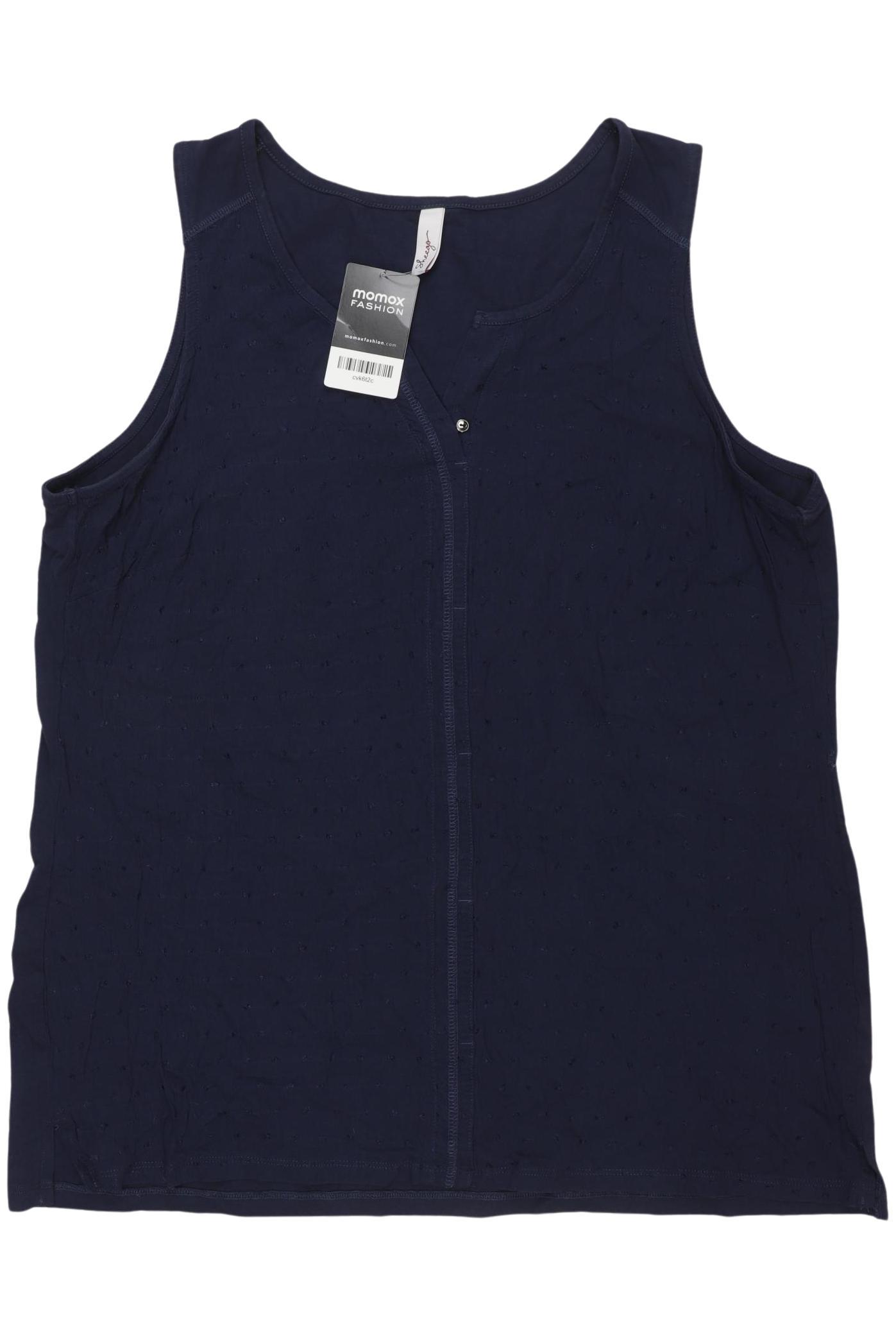 

sheego Damen Top, marineblau, Gr. 48