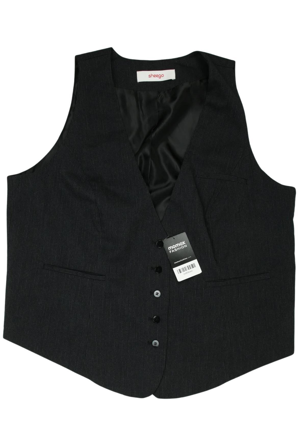 

sheego Damen Weste, marineblau, Gr. 50