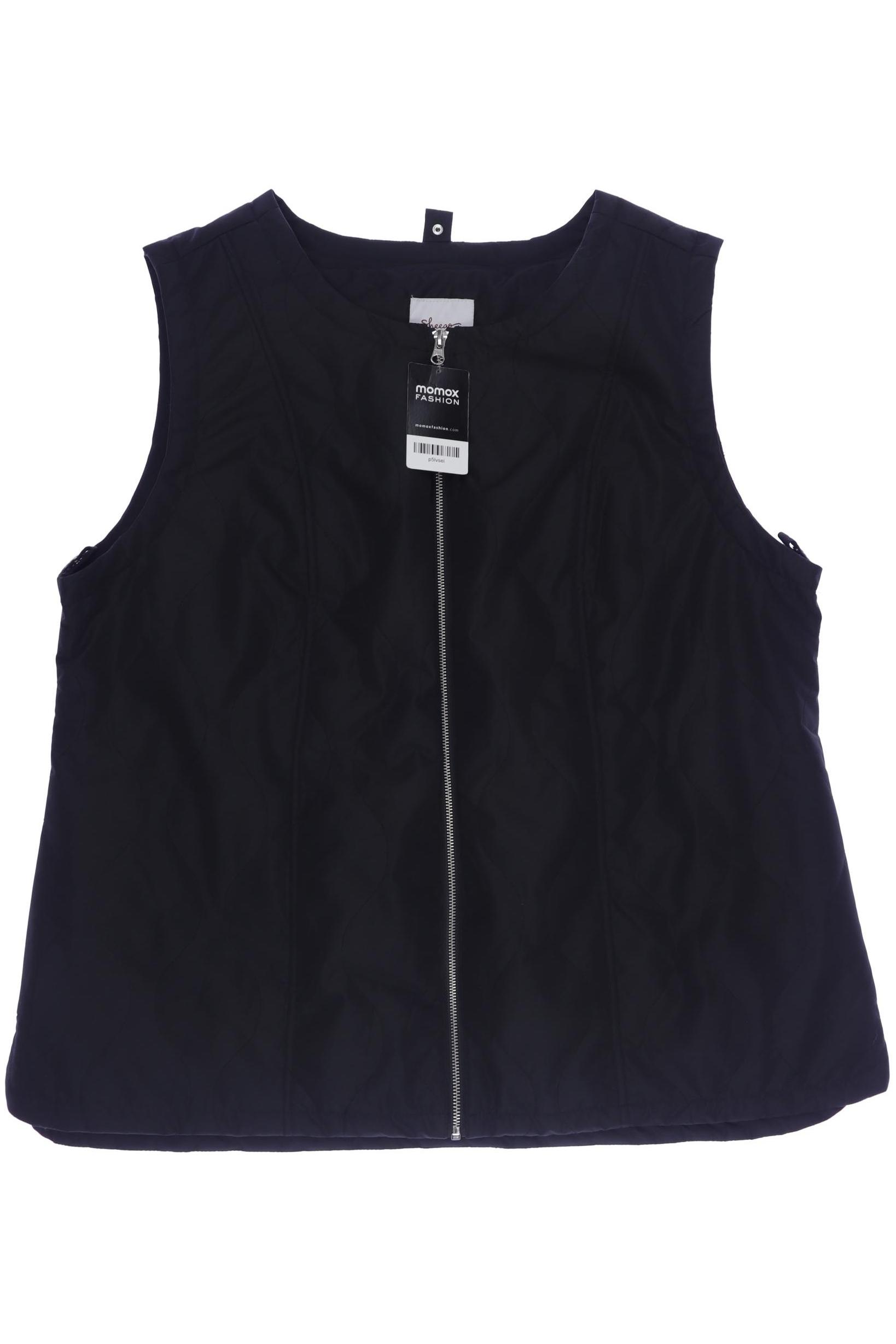 

sheego Damen Weste, schwarz, Gr. 48