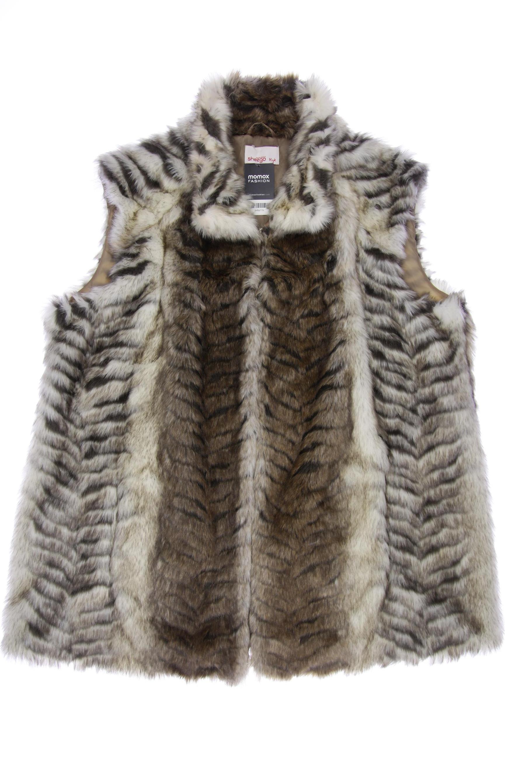 

sheego Damen Weste, beige