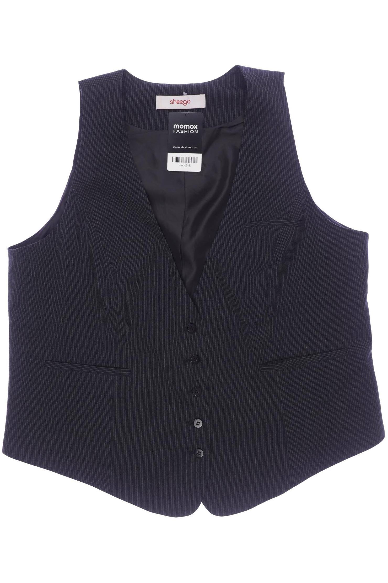 

sheego Damen Weste, schwarz, Gr. 46