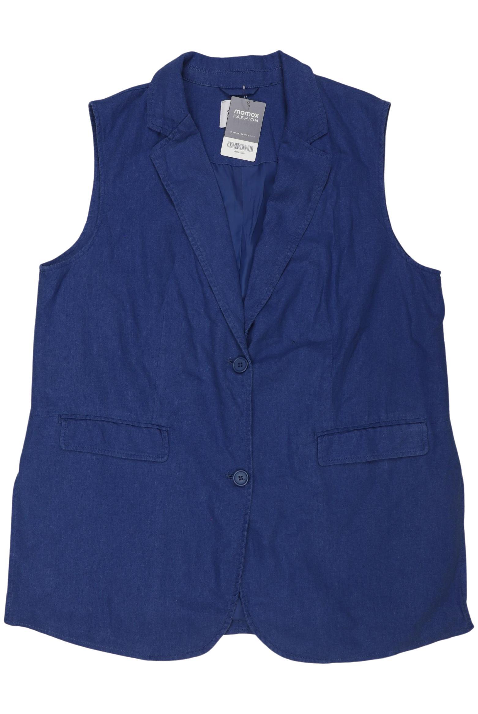 

sheego Damen Weste, marineblau, Gr. 46