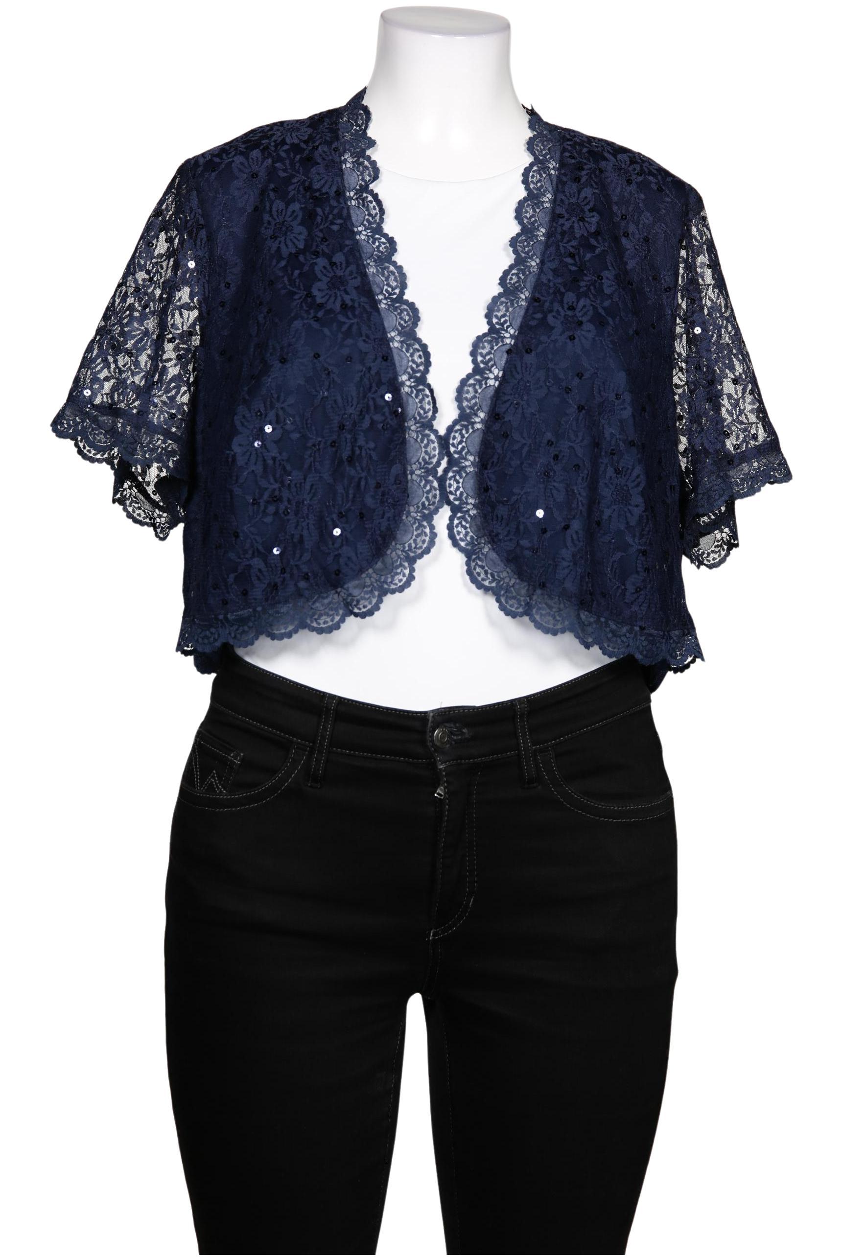 

sheego Damen Weste, marineblau, Gr. 52
