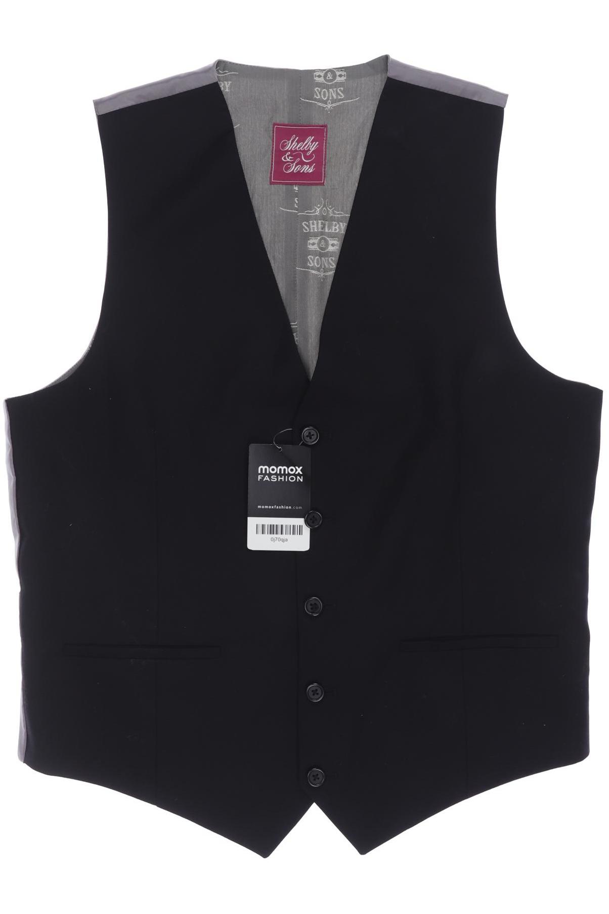 

Shelby Sons Herren Weste, schwarz, Gr. 48