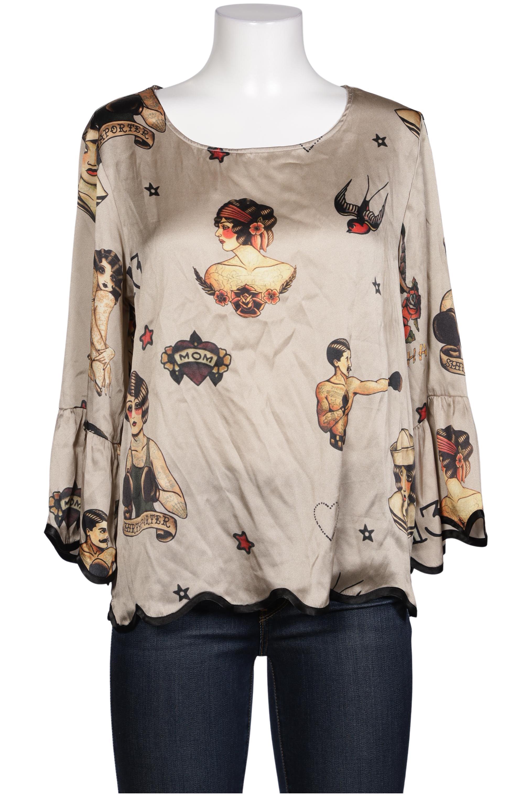 

Shirtaporter Damen Bluse, beige, Gr. 48