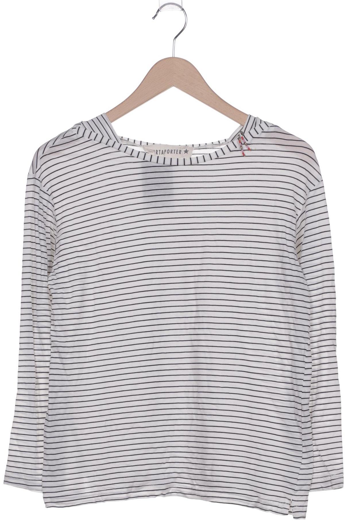 

Shirtaporter Damen Langarmshirt, weiß, Gr. 38