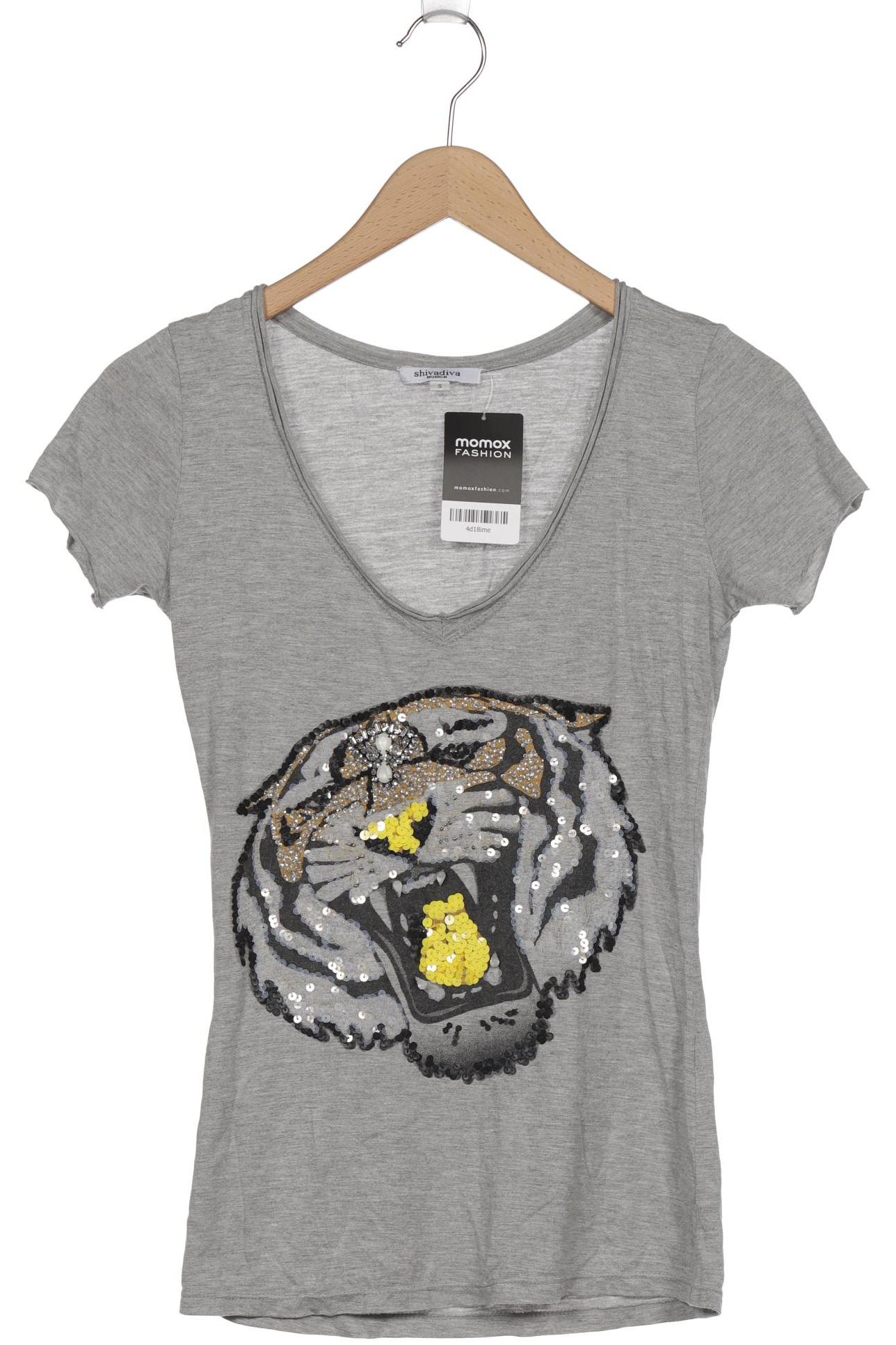 

SHIVA DIVA Damen T-Shirt, grau