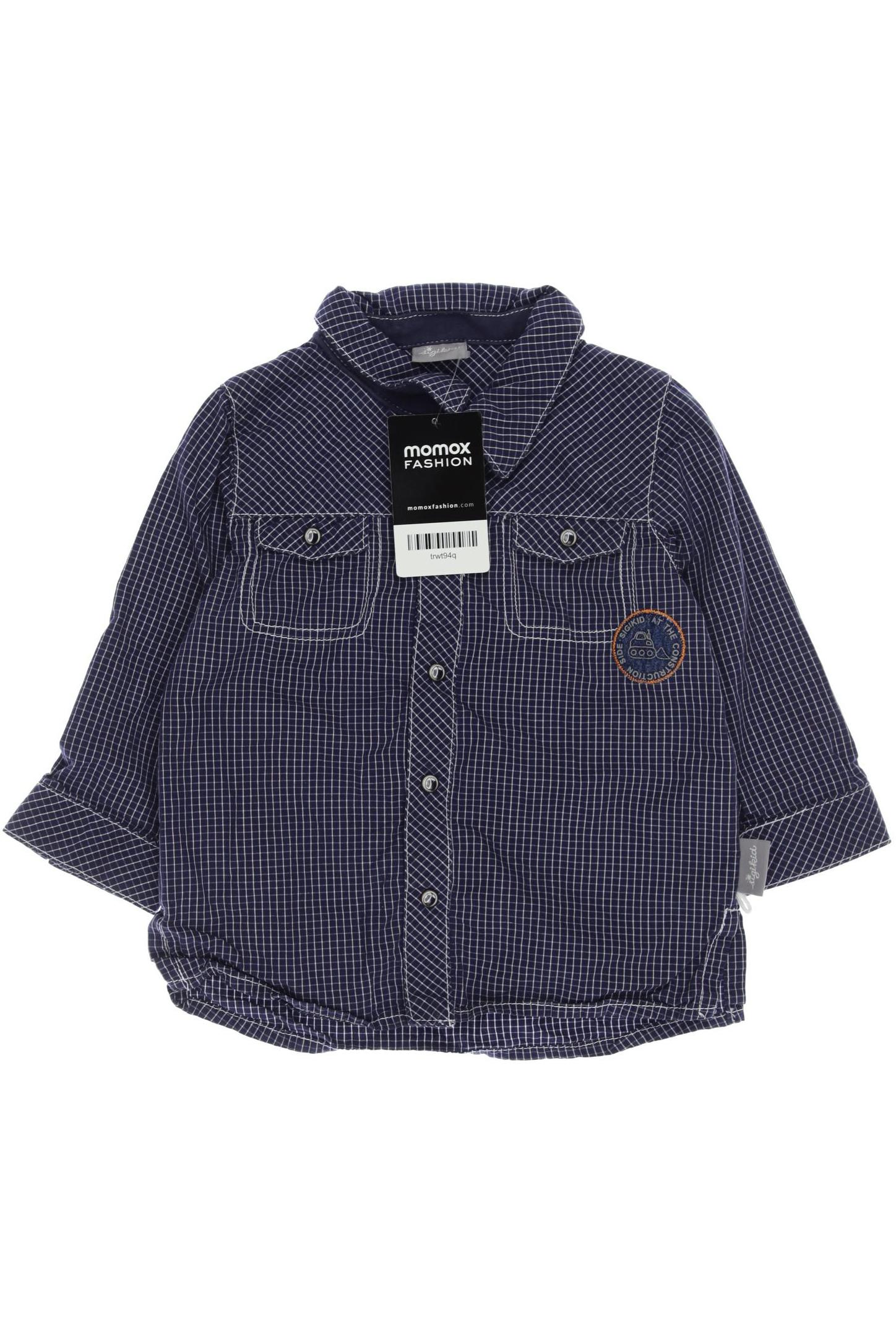

sigikid Herren Hemd, marineblau, Gr. 86
