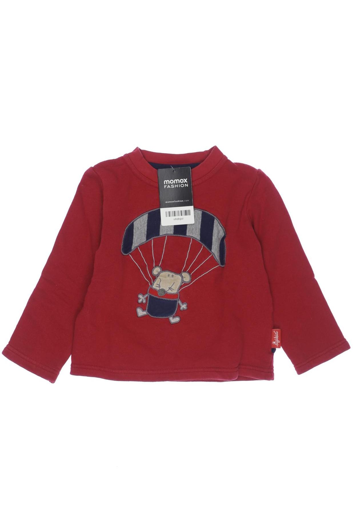 

sigikid Herren Langarmshirt, bordeaux, Gr. 104
