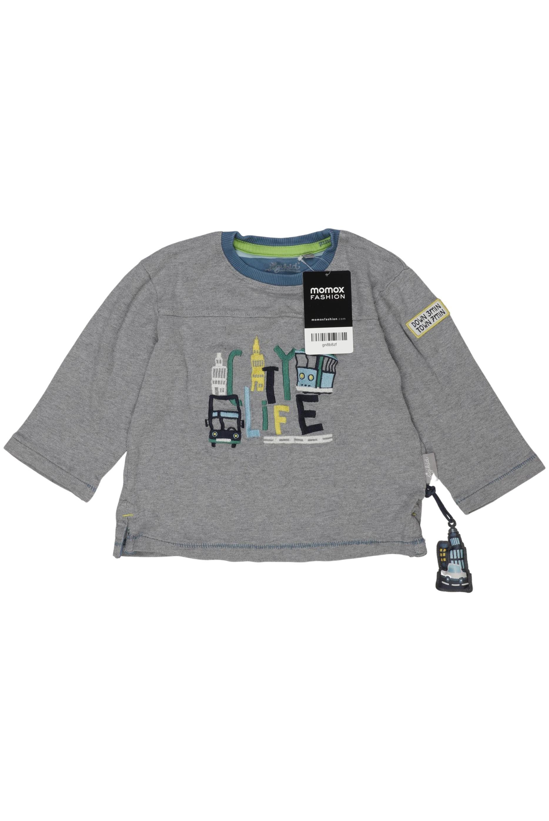 

sigikid Jungen Langarmshirt, grau, Gr. 98