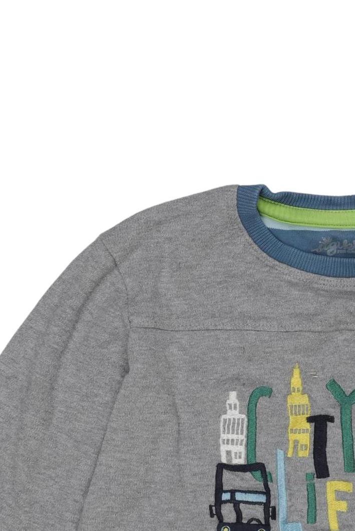 Thumbnail - sigikid Jungen Langarmshirt, grau, Gr. 98