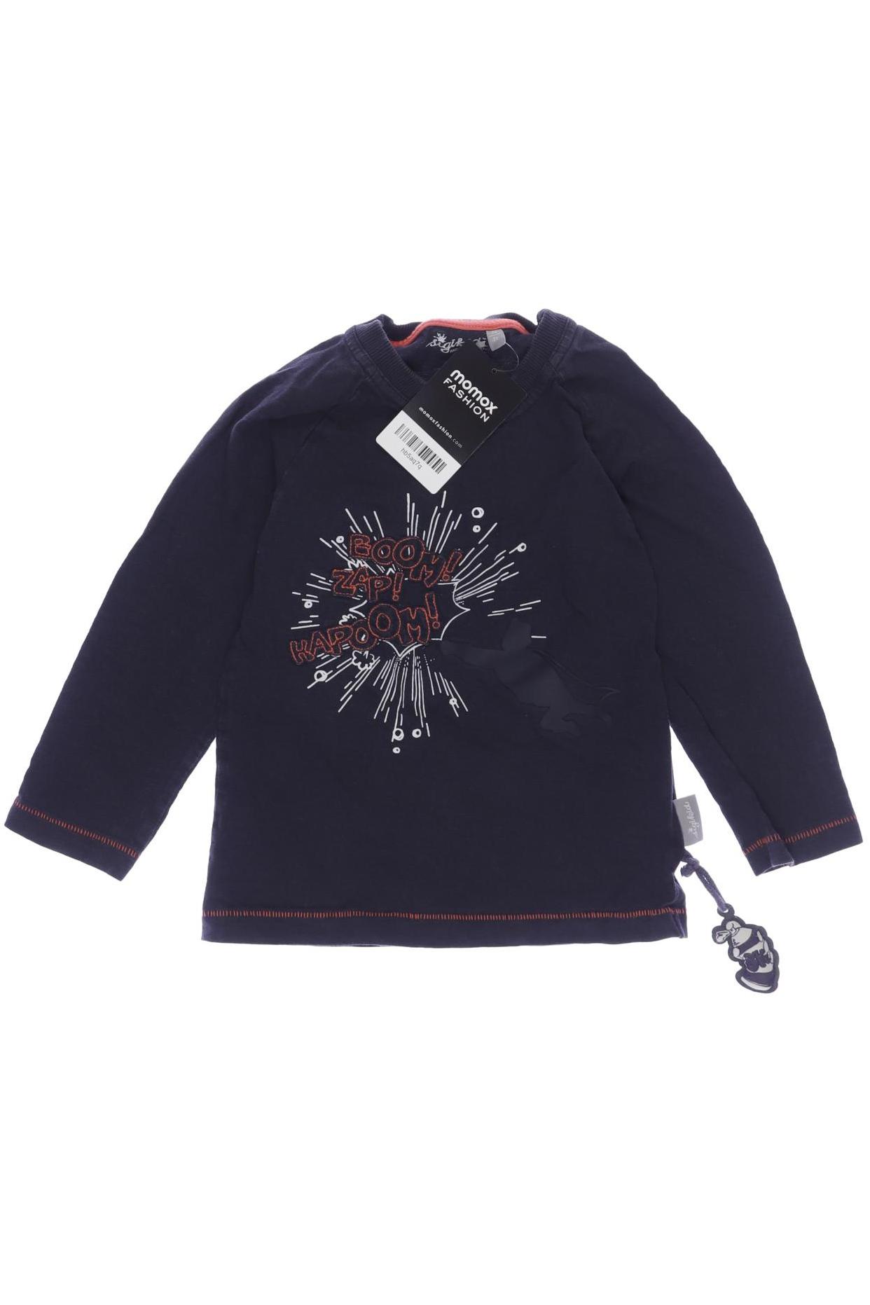 

sigikid Jungen Langarmshirt, marineblau
