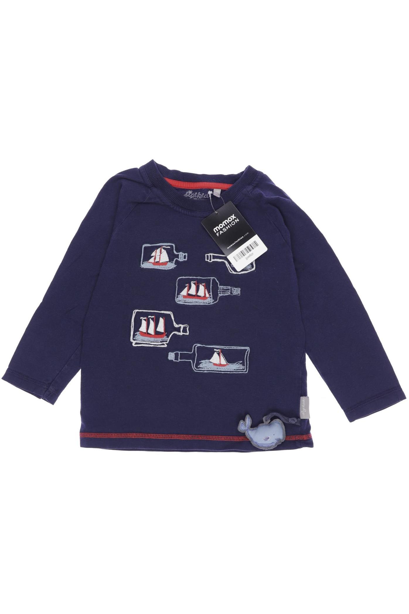 

sigikid Jungen Langarmshirt, marineblau, Gr. 104