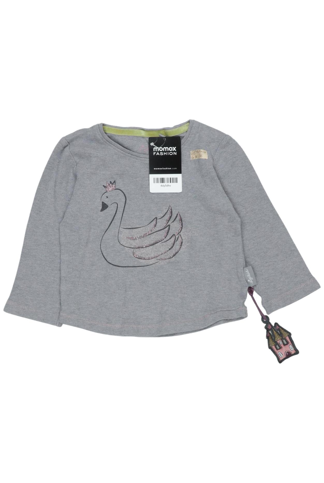 

sigikid Mädchen Langarmshirt, grau, Gr. 98