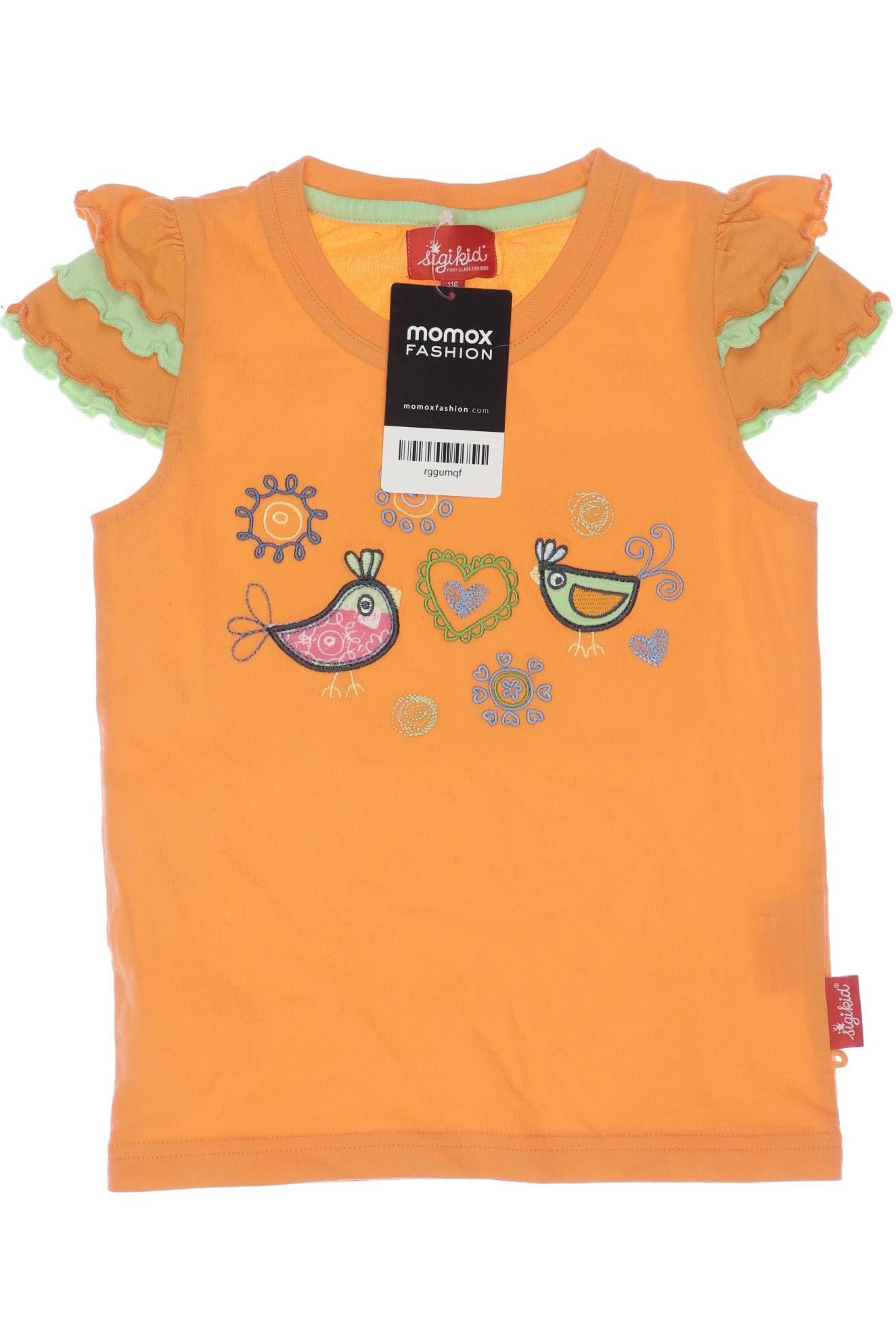 

sigikid Damen T-Shirt, orange, Gr. 116