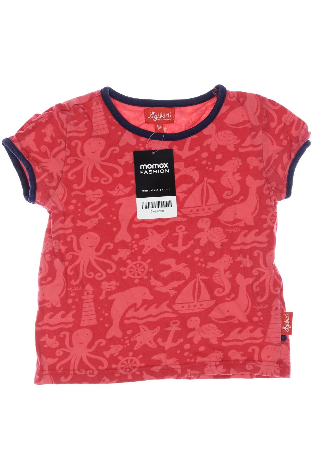 

sigikid Damen T-Shirt, rot, Gr. 104
