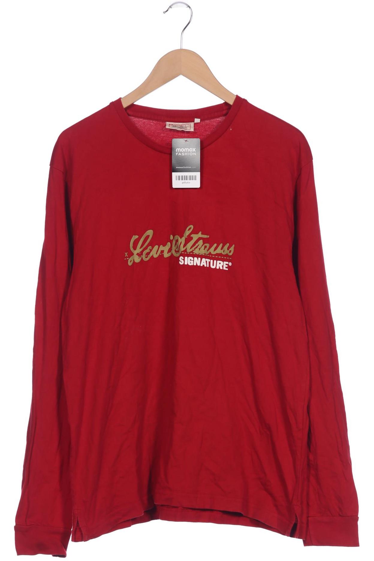 

Signature by Levi Strauss & Co. Herren Langarmshirt, rot, Gr. 52