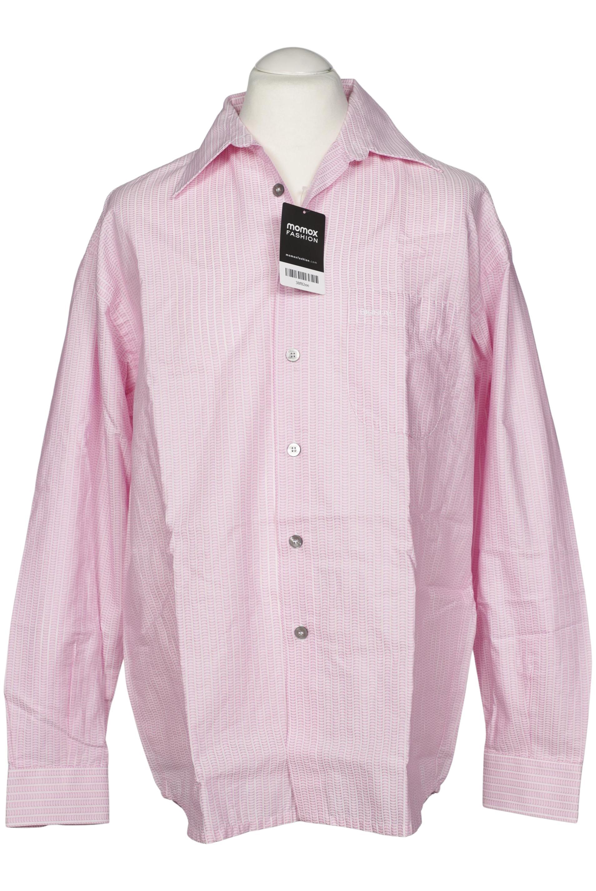 

Signum Herren Hemd, pink, Gr. 48