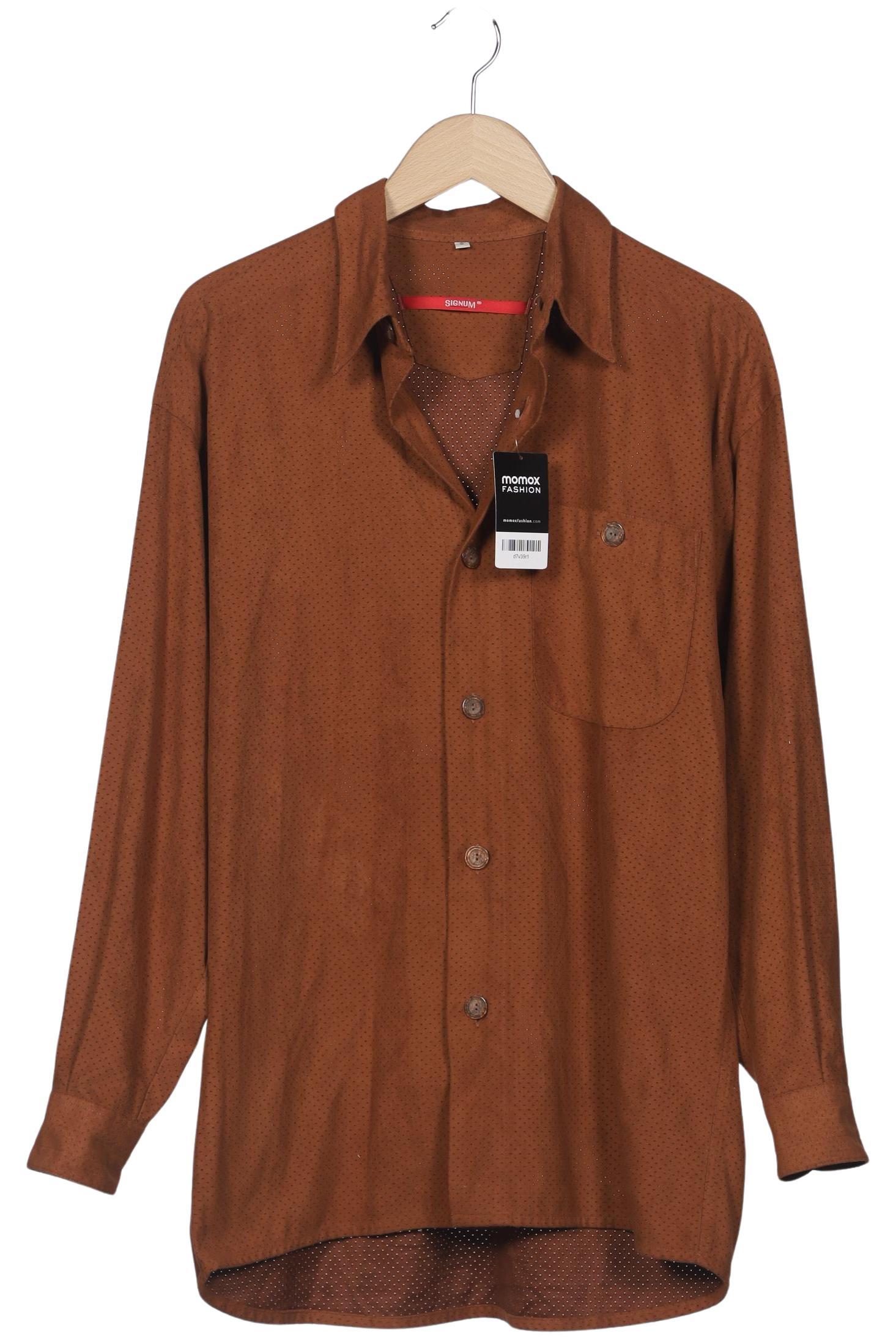 

Signum Herren Hemd, braun, Gr. 46