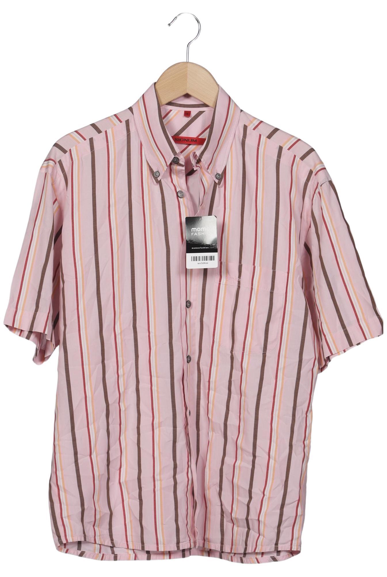

Signum Herren Hemd, pink, Gr. 46
