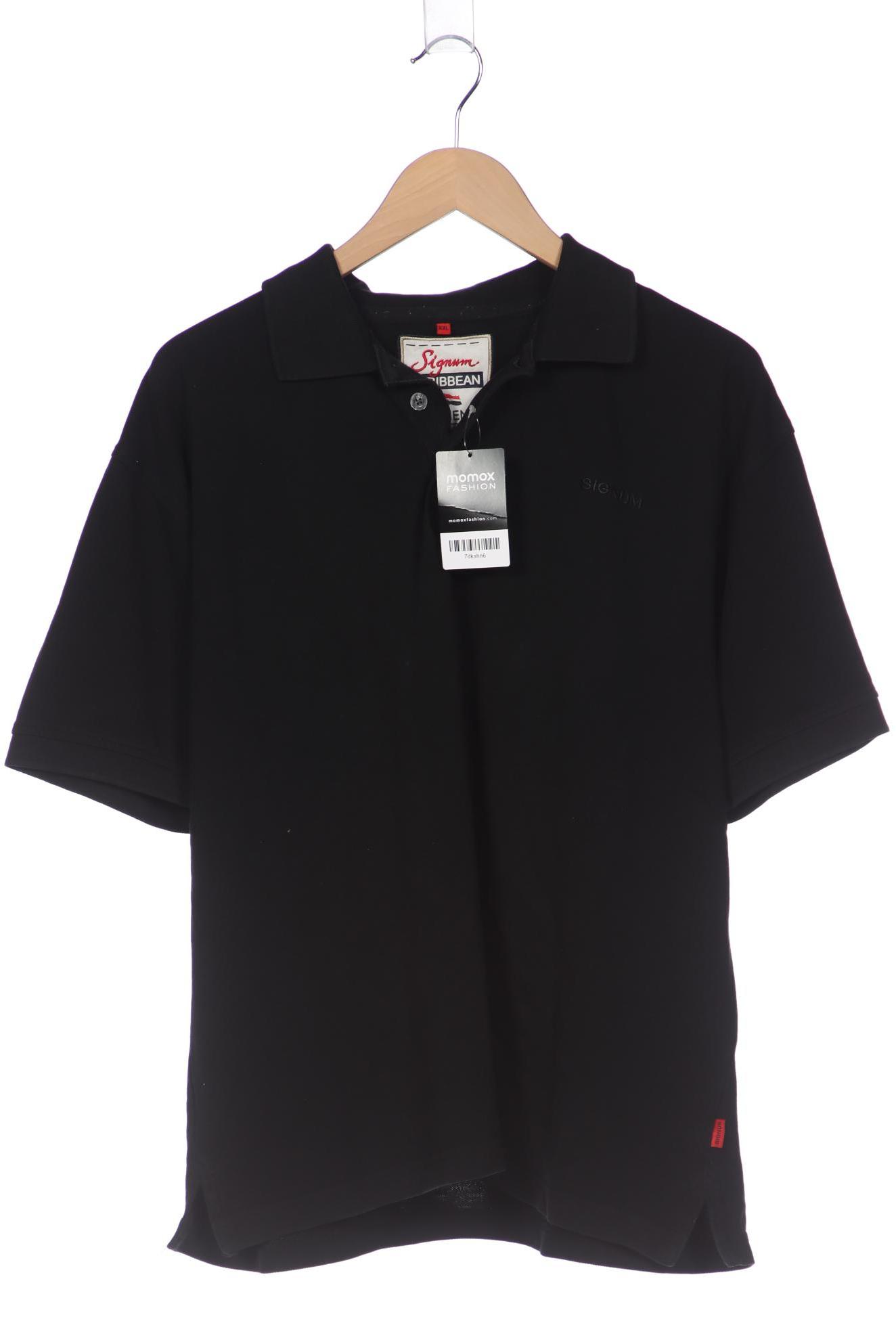 

SIGNUM Herren Poloshirt, schwarz