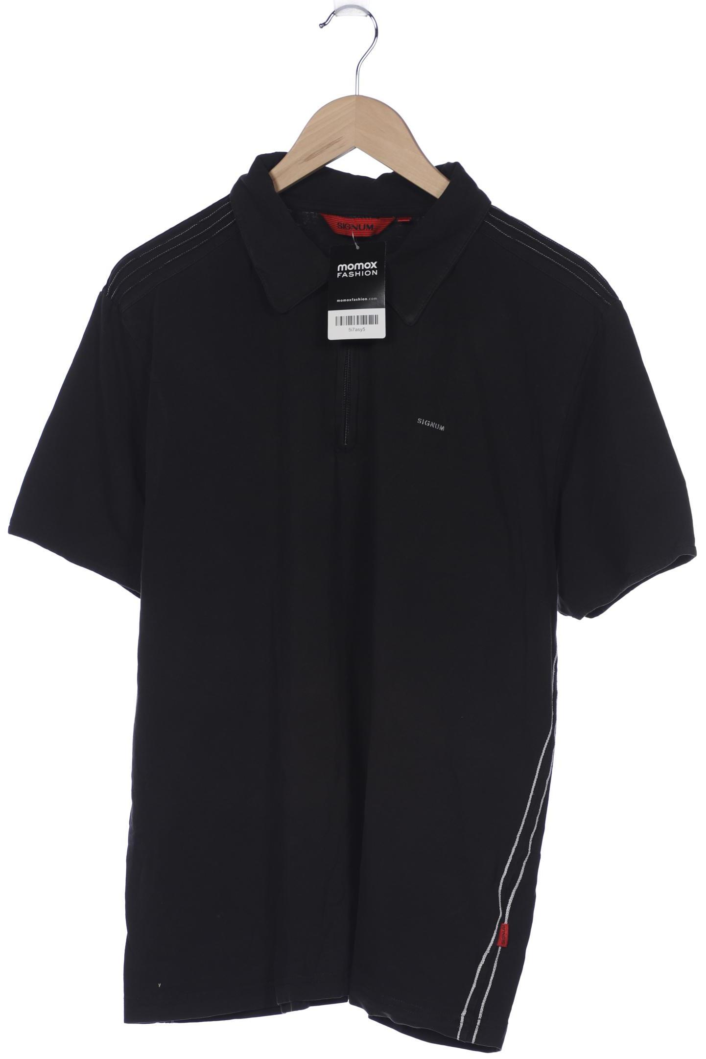 

SIGNUM Herren Poloshirt, schwarz